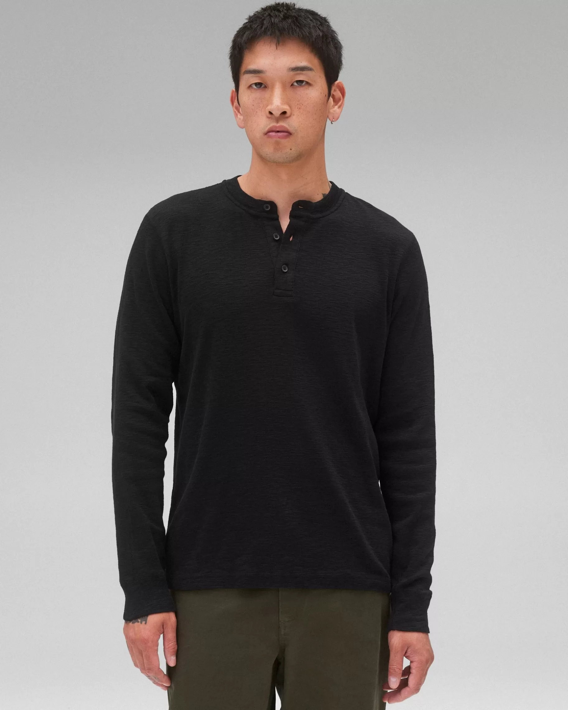 1x1 Slub Henley | Reigning Champ Best