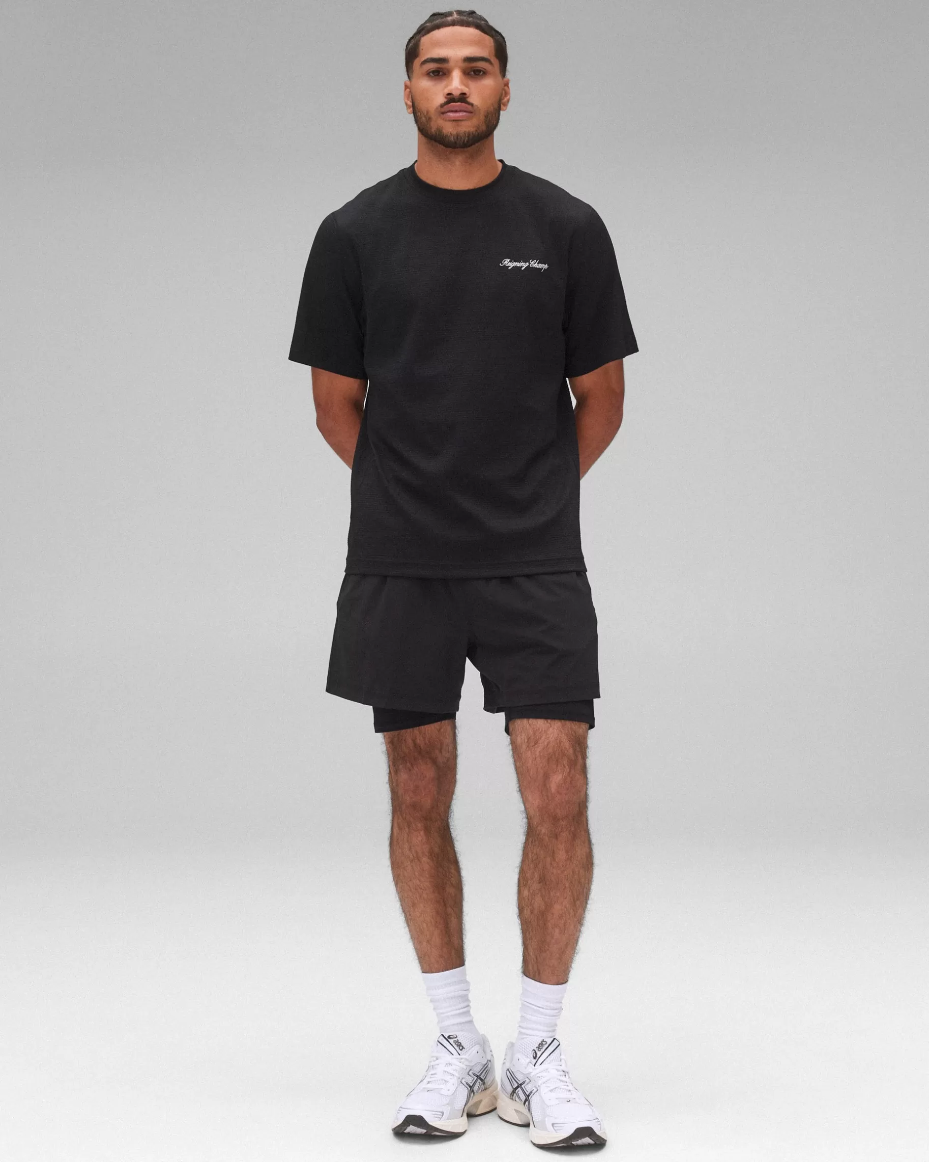 4-Way Stretch Nylon Combo Training Short 5" | Reigning Champ Fashion