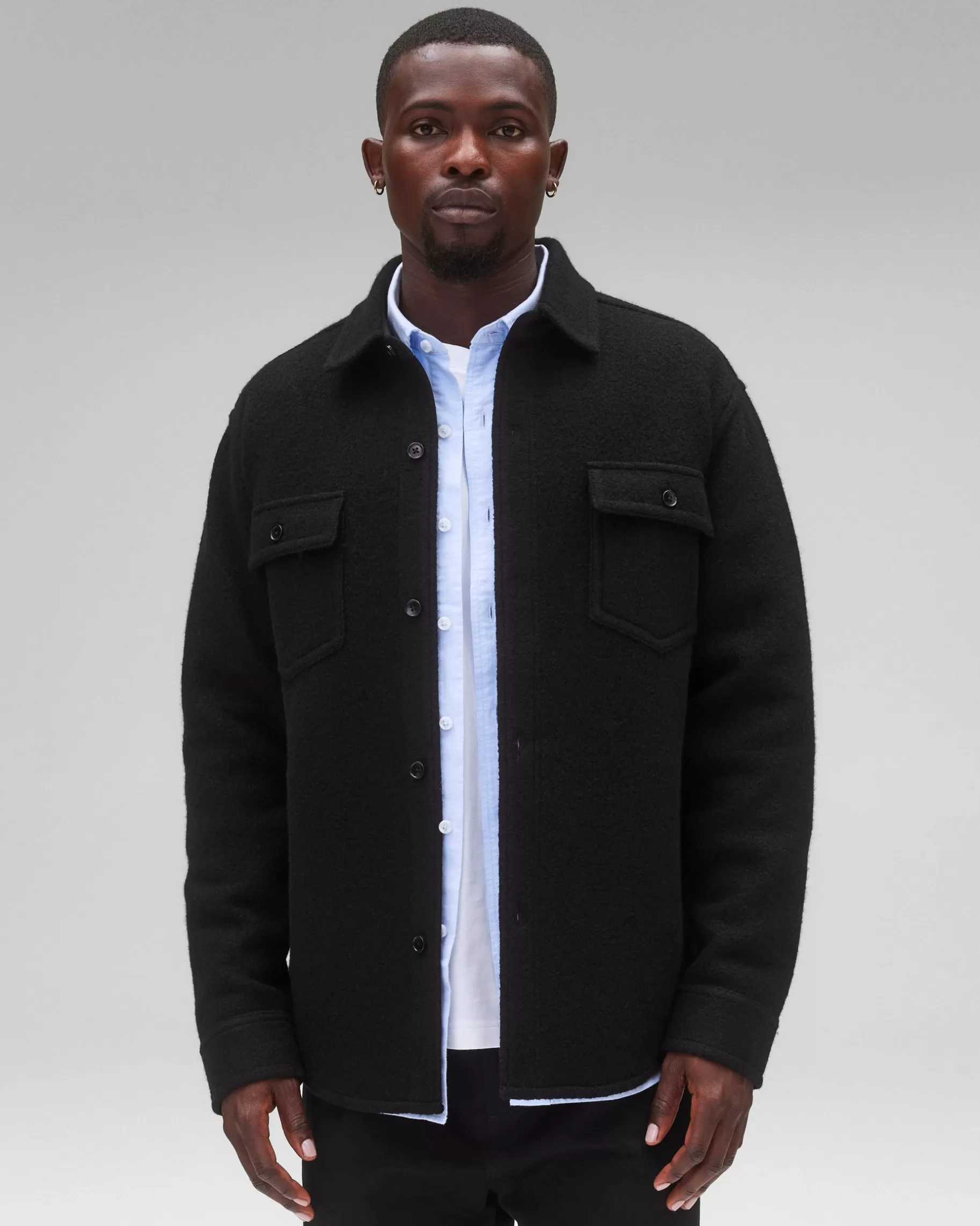 Boiled Wool Warden Overshirt | Reigning Champ Fashion