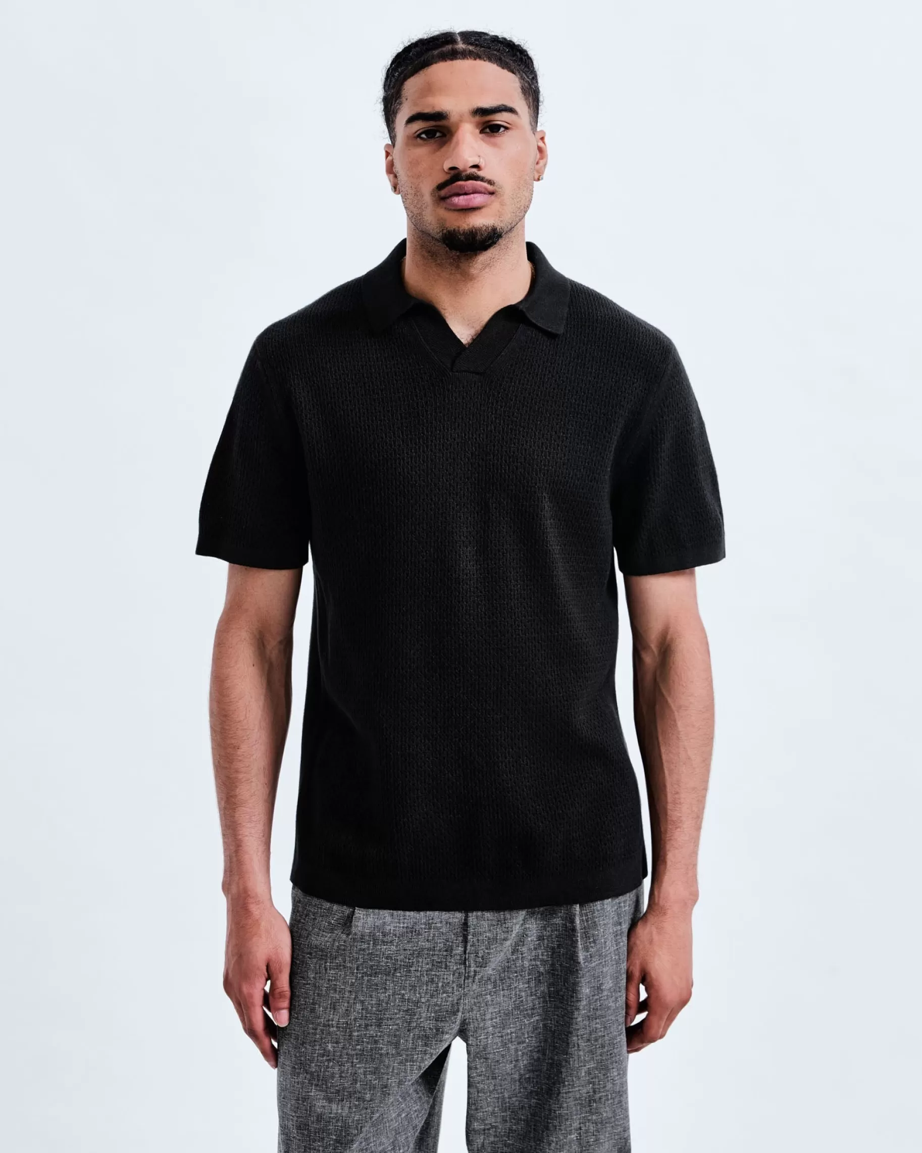 Cotton Linen Victor Polo | Reigning Champ Outlet