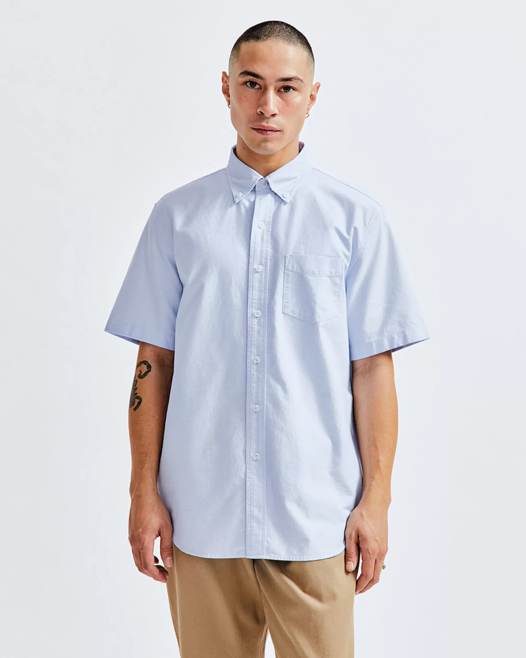 Cotton Oxford Windsor SS Shirt | Reigning Champ Best Sale