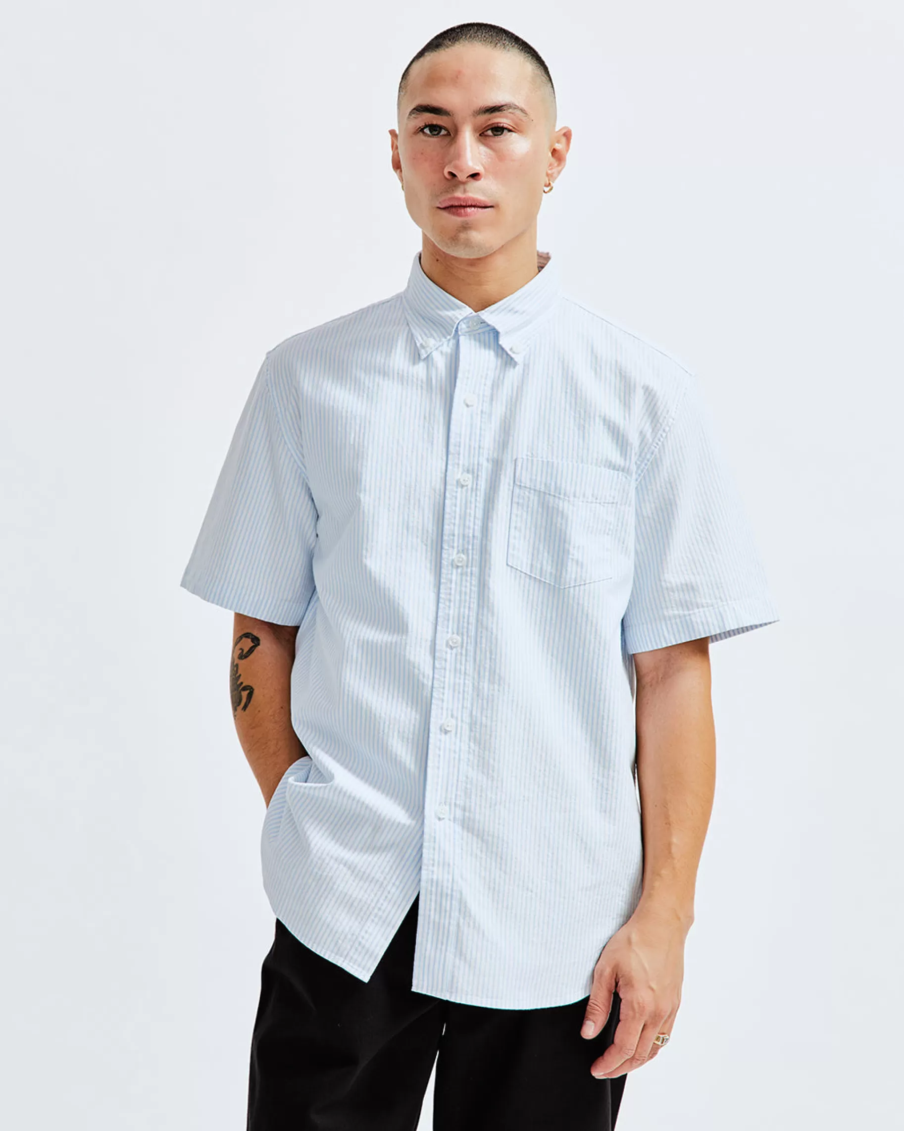 Cotton Oxford Windsor SS Shirt | Reigning Champ Sale