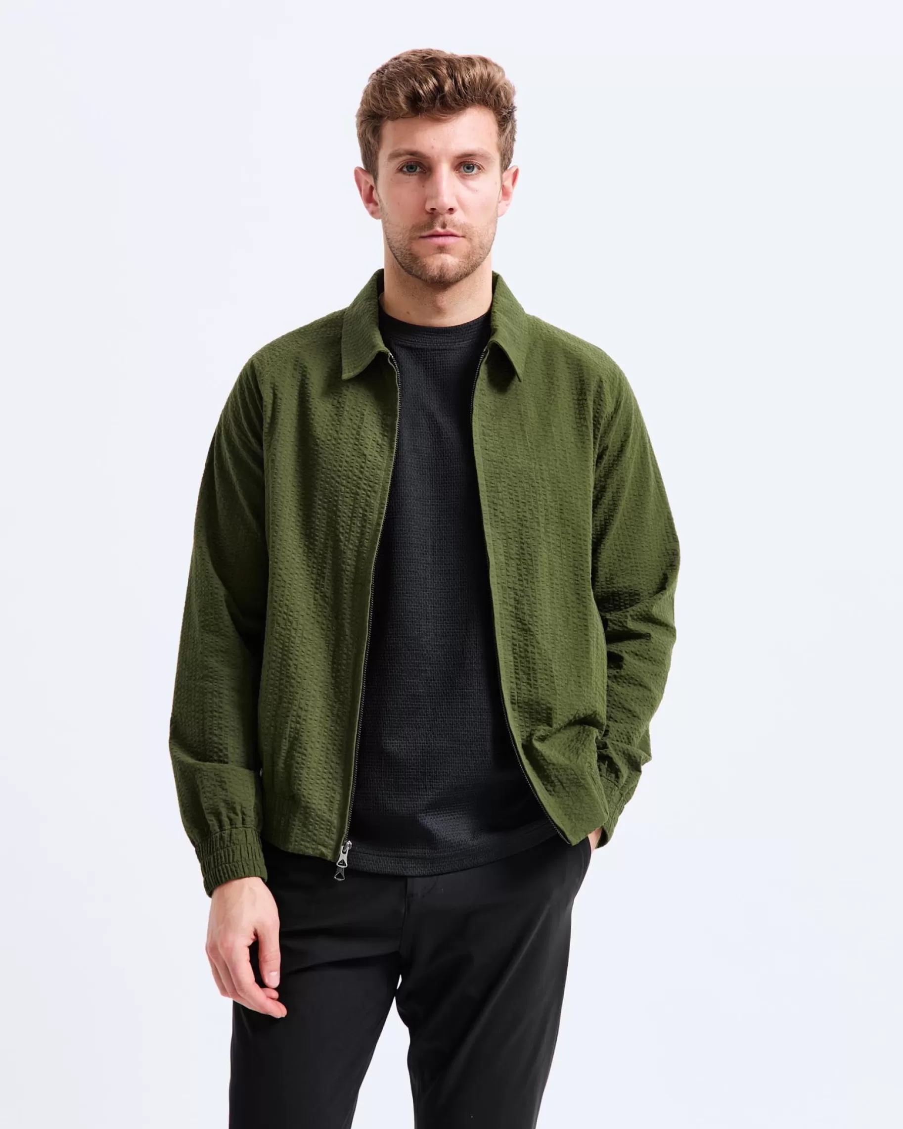 Cotton Seersucker Terrace Jacket | Reigning Champ Hot