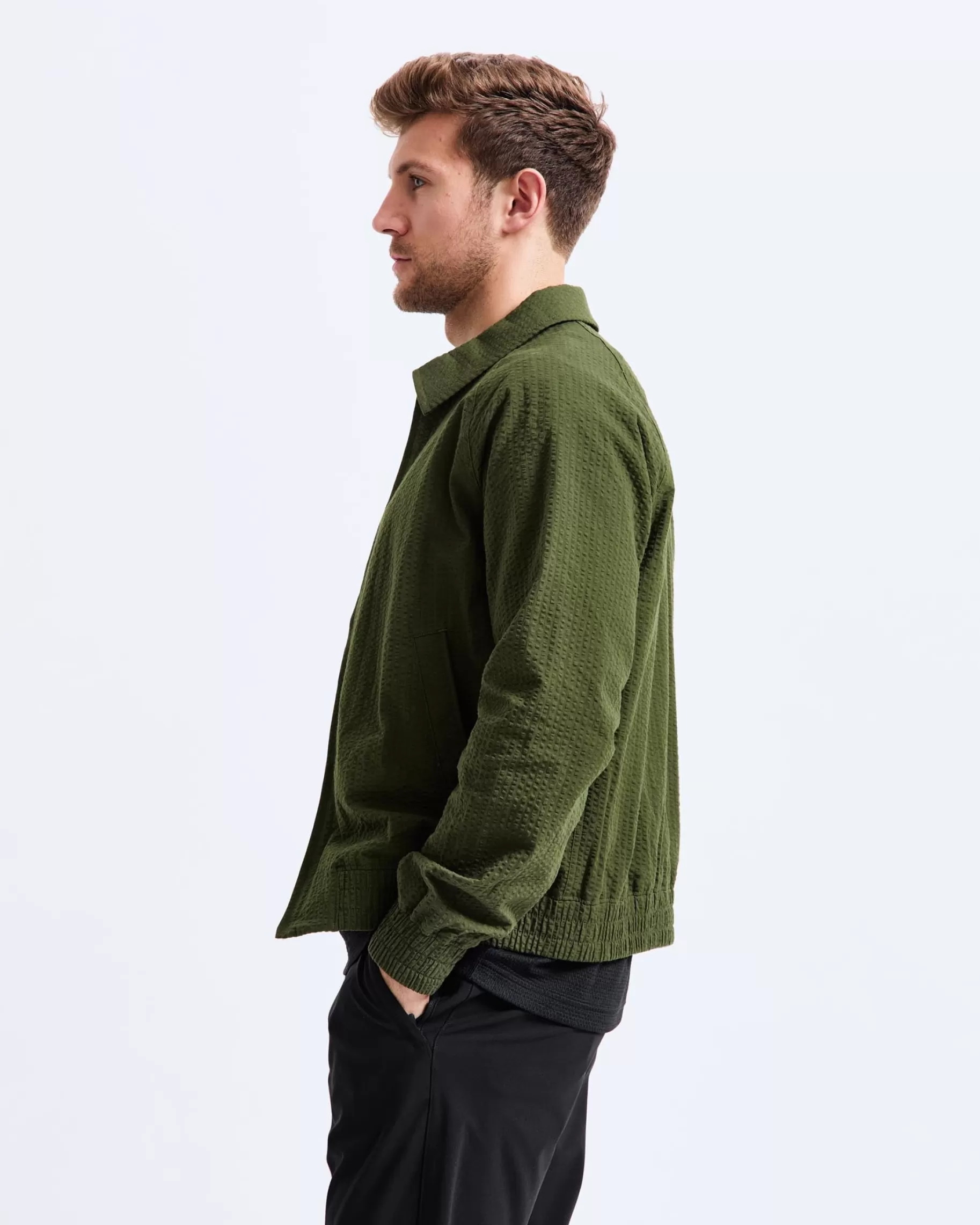 Cotton Seersucker Terrace Jacket | Reigning Champ Hot