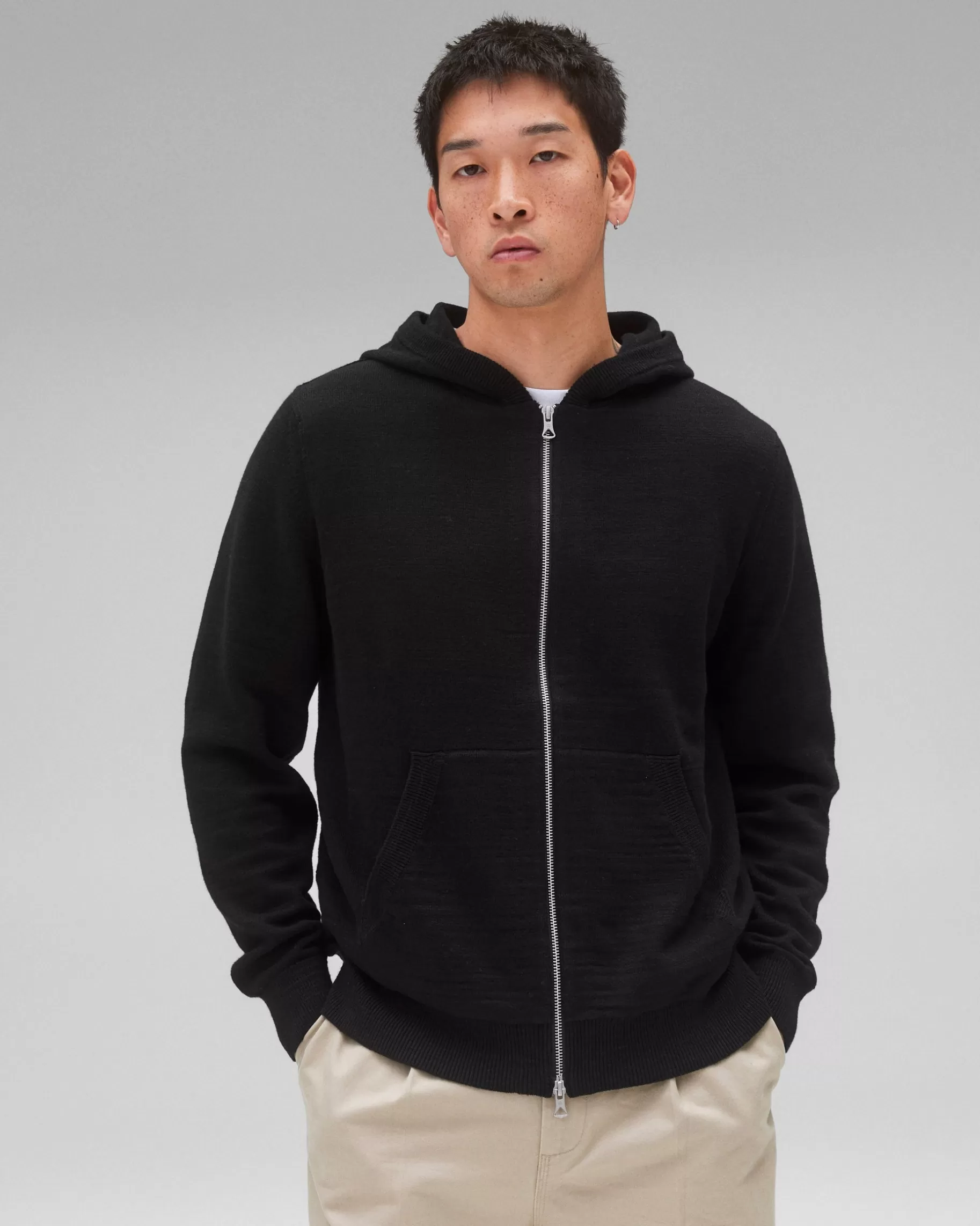 Cotton Slub Laurel Full Zip Hoodie | Reigning Champ Fashion