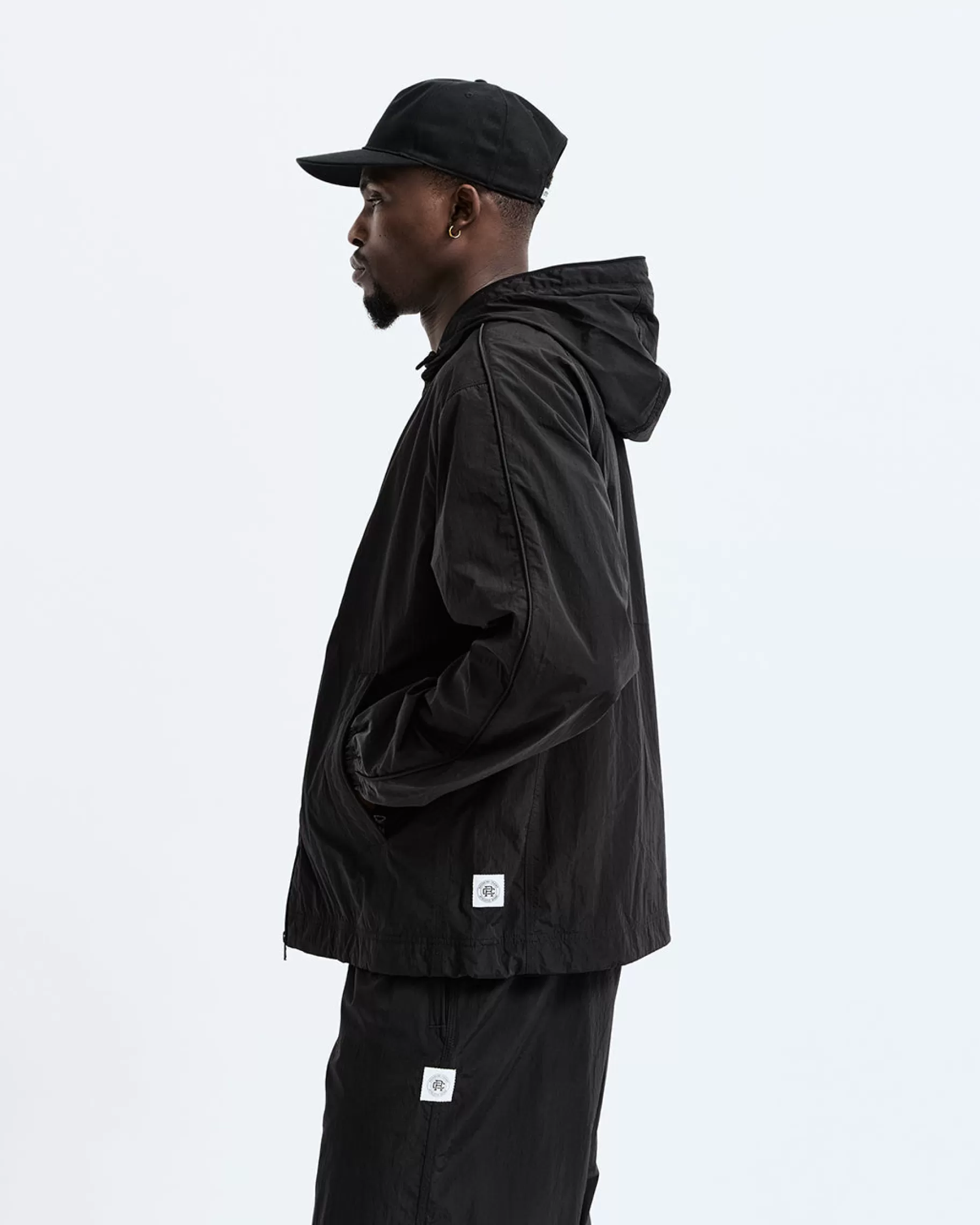 Crinkle Nylon Match Hooded Jacket | Reigning Champ Hot