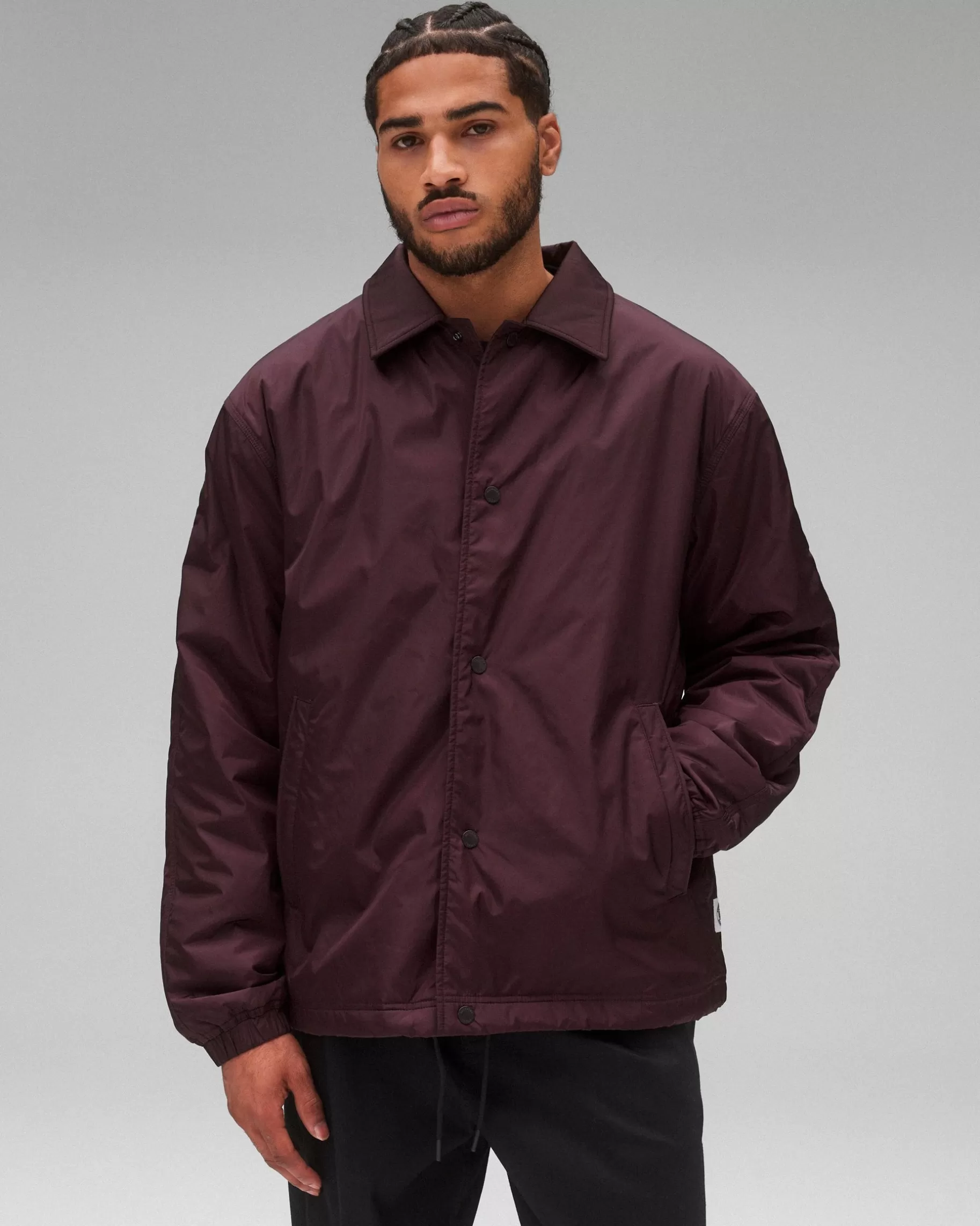 Econyl Satin Nylon Coach's Jacket | Reigning Champ Store