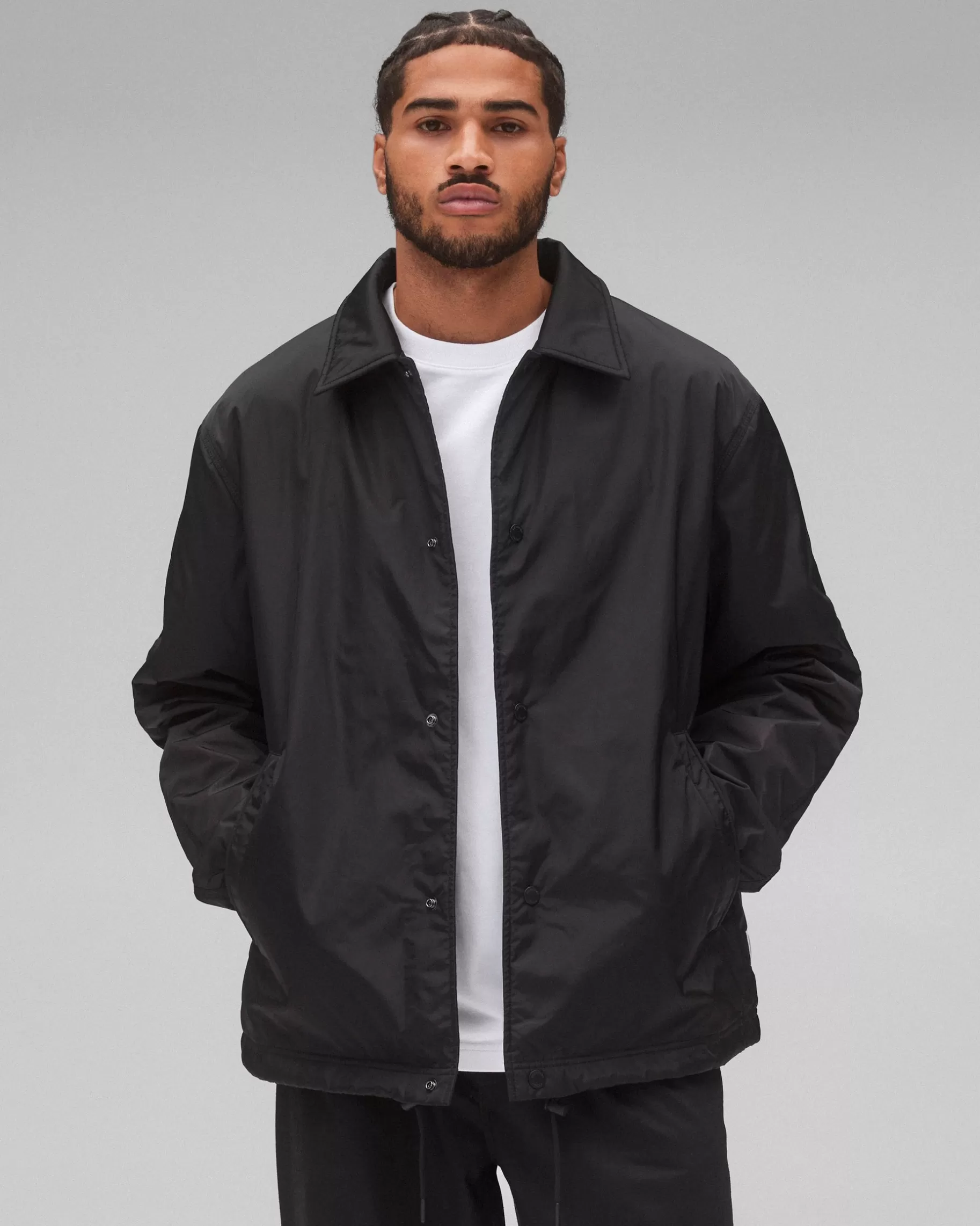 Econyl Satin Nylon Coach's Jacket | Reigning Champ Sale