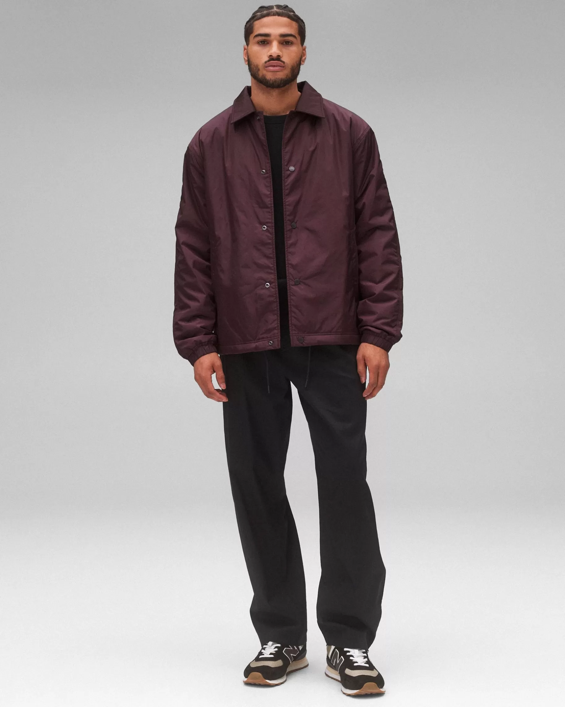 Econyl Satin Nylon Coach's Jacket | Reigning Champ Store