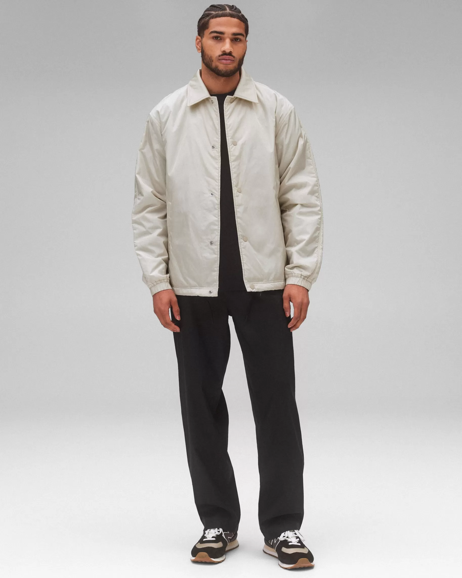 Econyl Satin Nylon Coach's Jacket | Reigning Champ Cheap