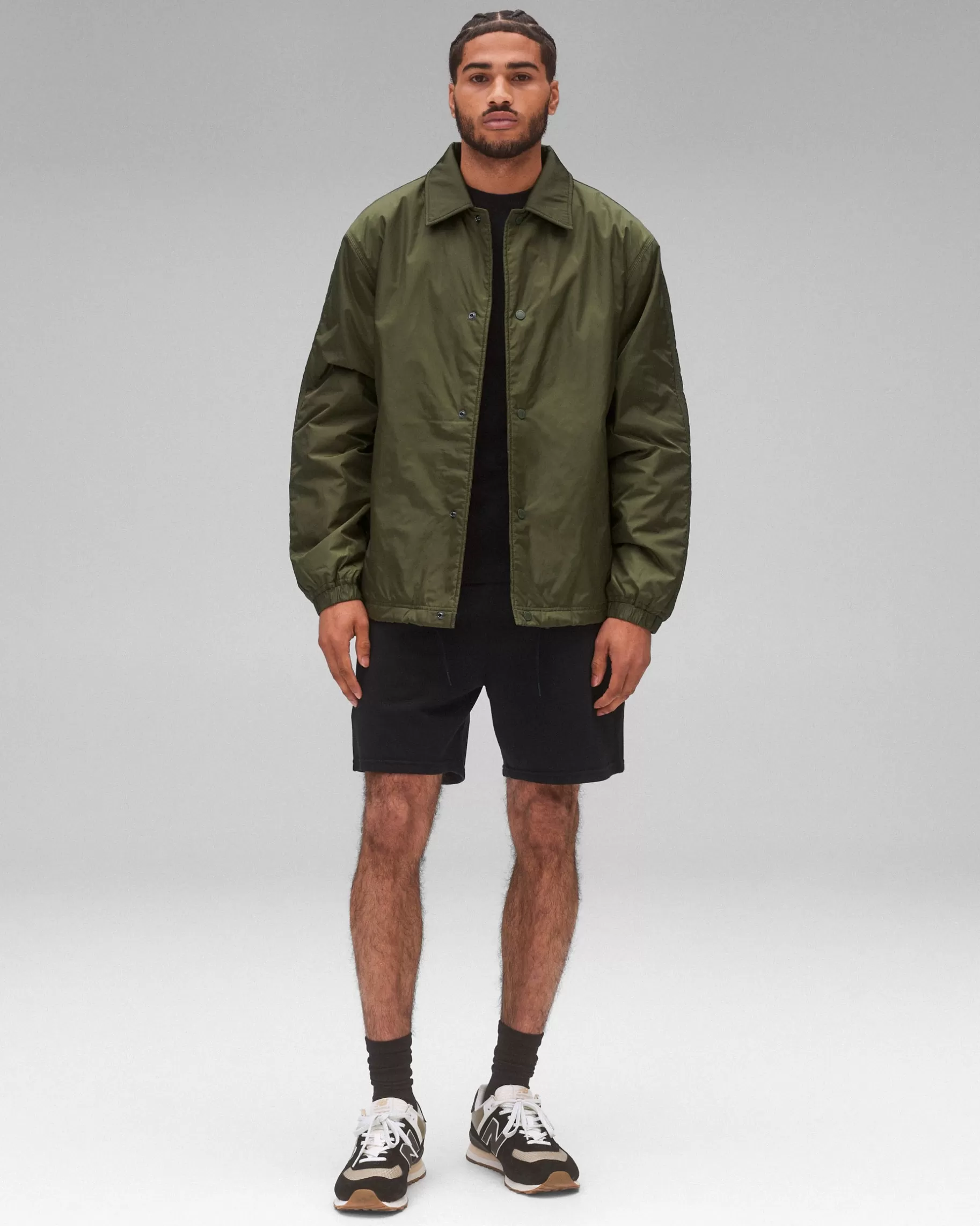 Econyl Satin Nylon Coach's Jacket | Reigning Champ Store