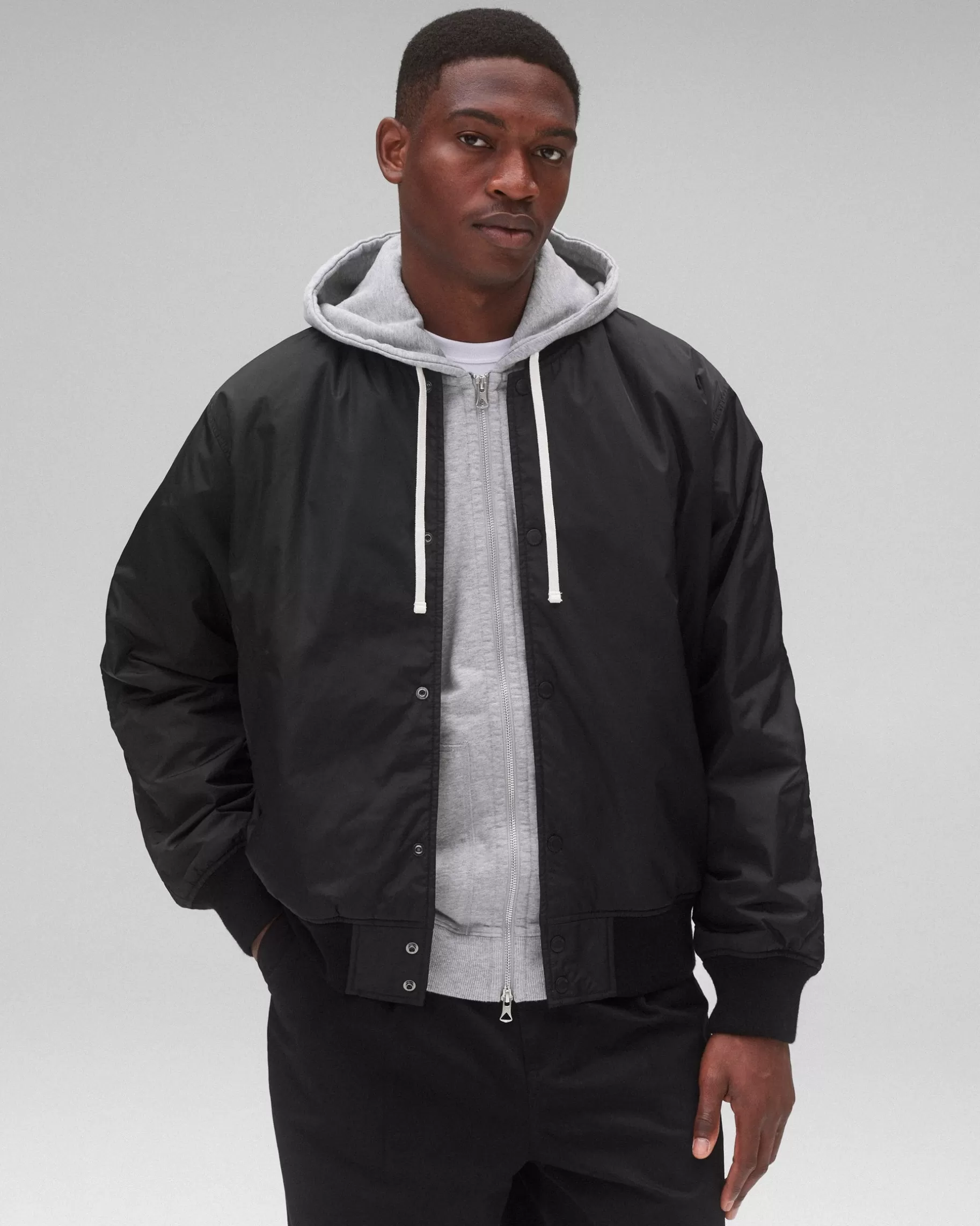 Econyl Satin Nylon Stadium Jacket | Reigning Champ Cheap