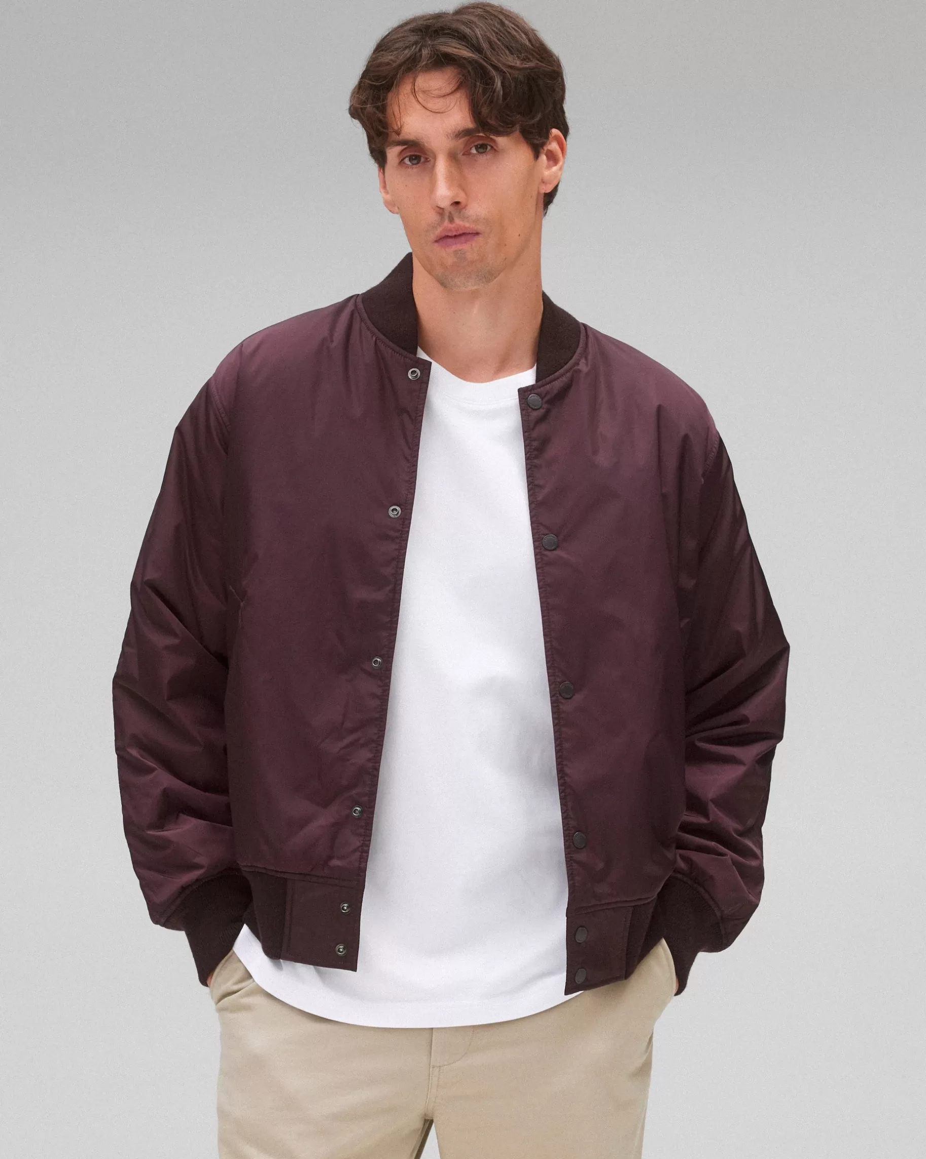 Econyl Satin Nylon Stadium Jacket | Reigning Champ Cheap