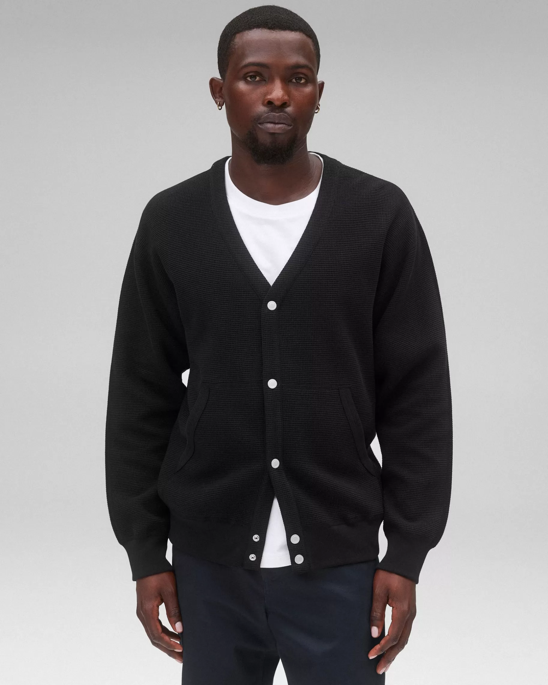 Flatback Thermal Cardigan | Reigning Champ Best Sale