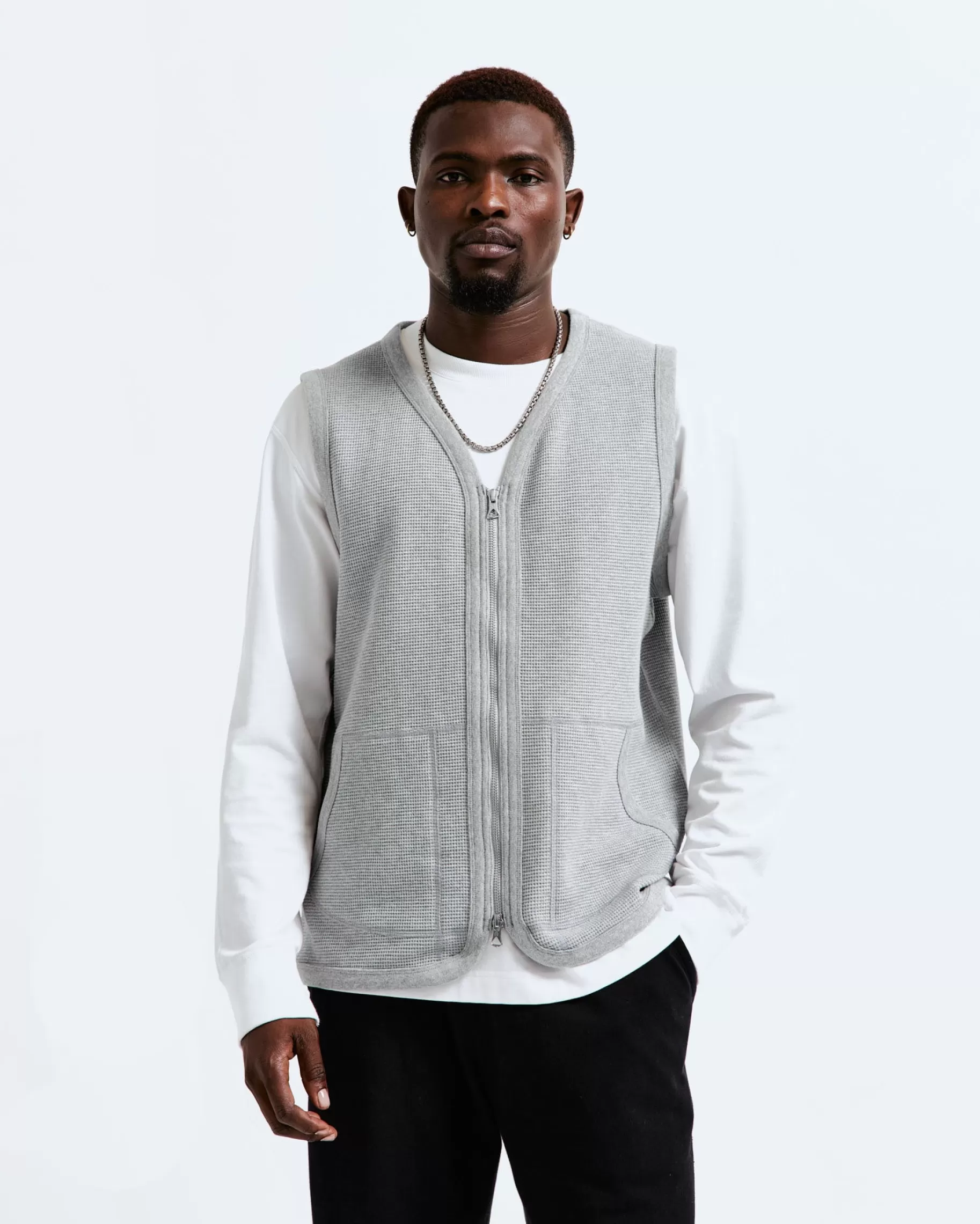 Flatback Thermal Zip Vest | Reigning Champ Flash Sale