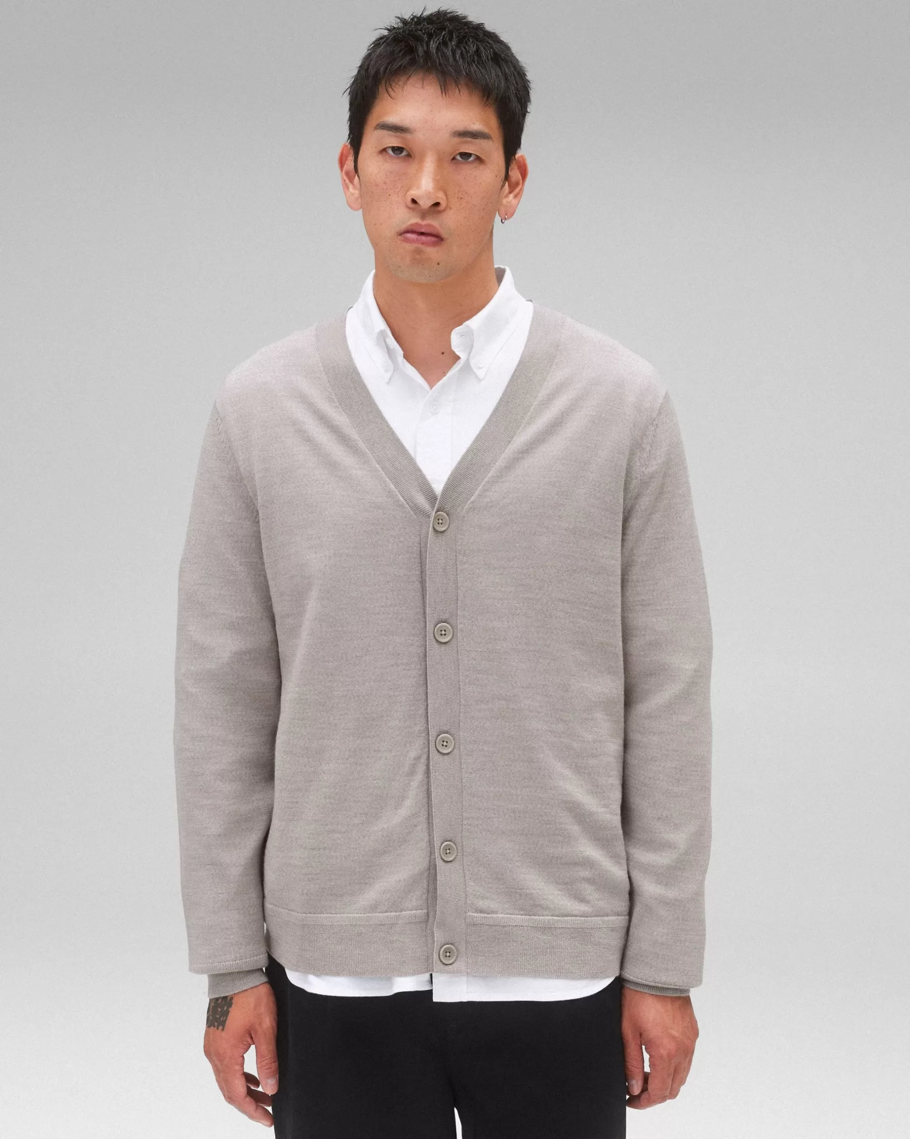 Lightweight Merino Harry Cardigan | Reigning Champ Shop