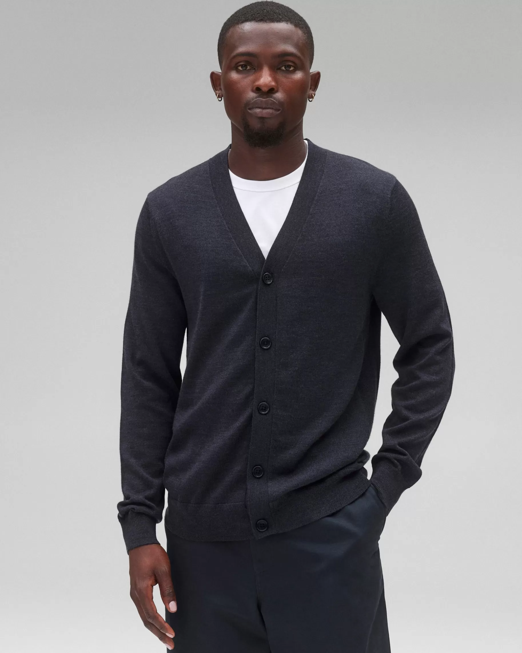 Lightweight Merino Harry Cardigan | Reigning Champ Sale