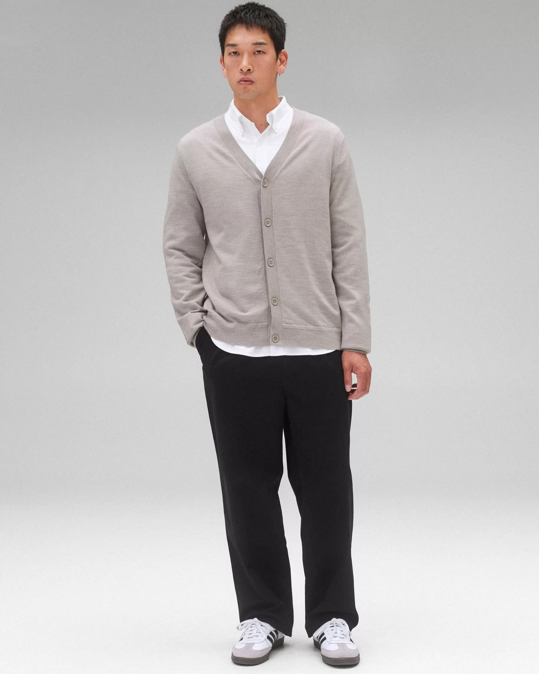 Lightweight Merino Harry Cardigan | Reigning Champ Shop