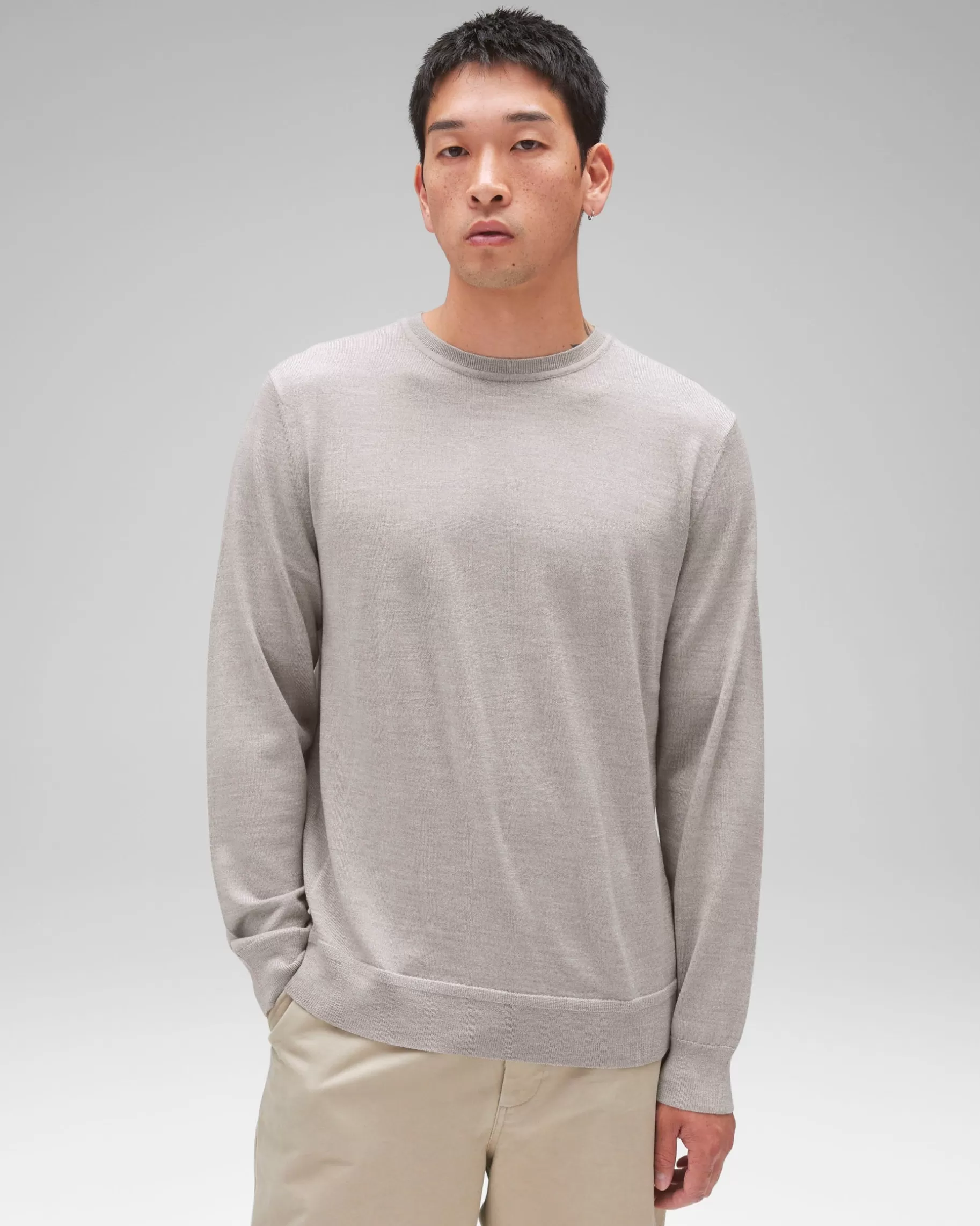 Lightweight Merino Harry Crewneck | Reigning Champ Fashion