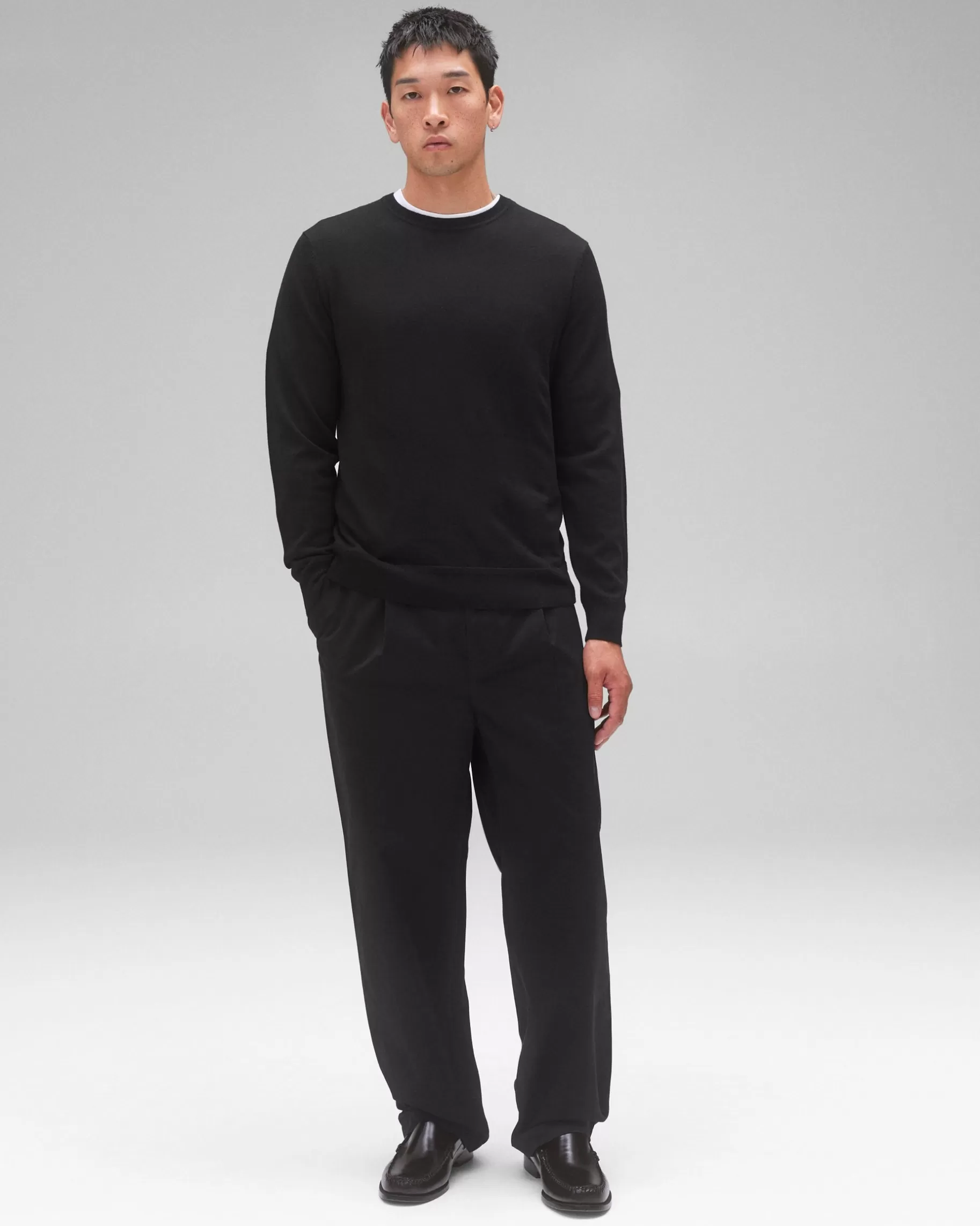 Lightweight Merino Harry Crewneck | Reigning Champ Discount