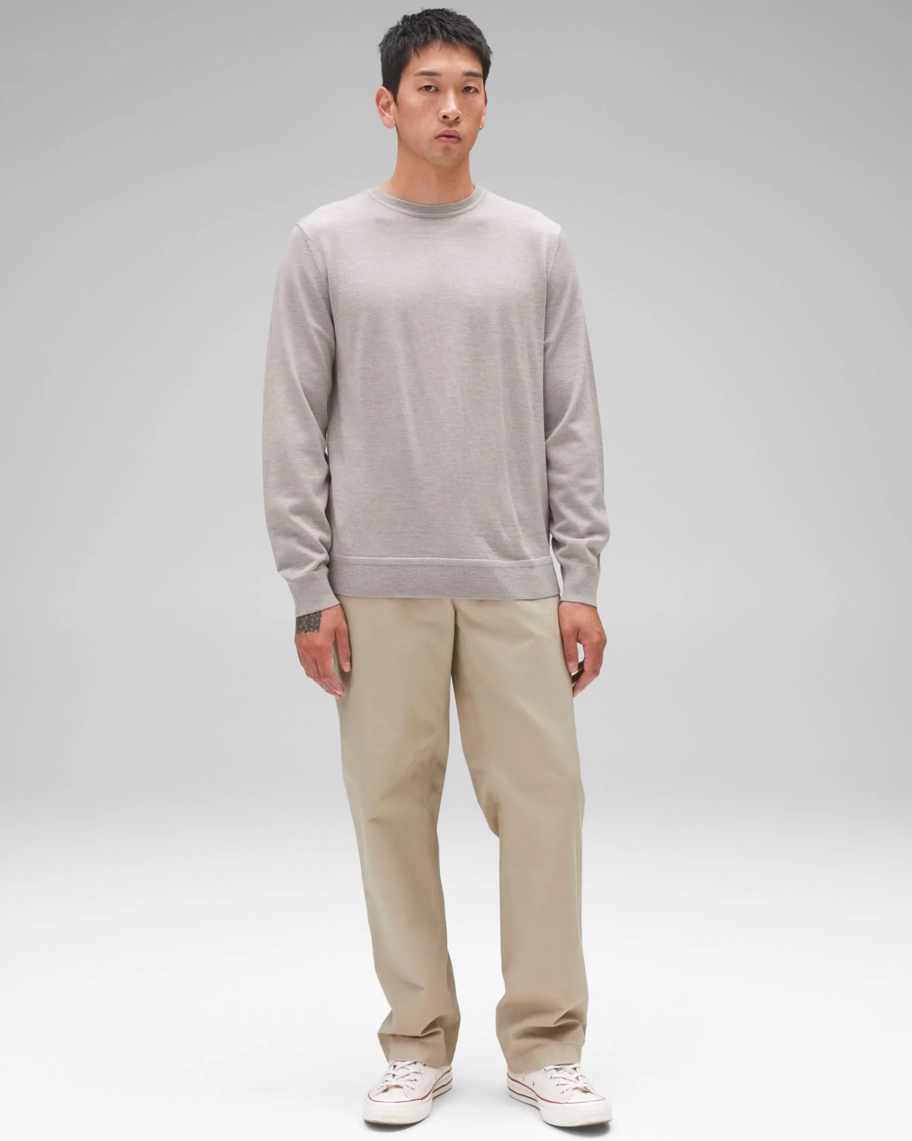 Lightweight Merino Harry Crewneck | Reigning Champ Fashion