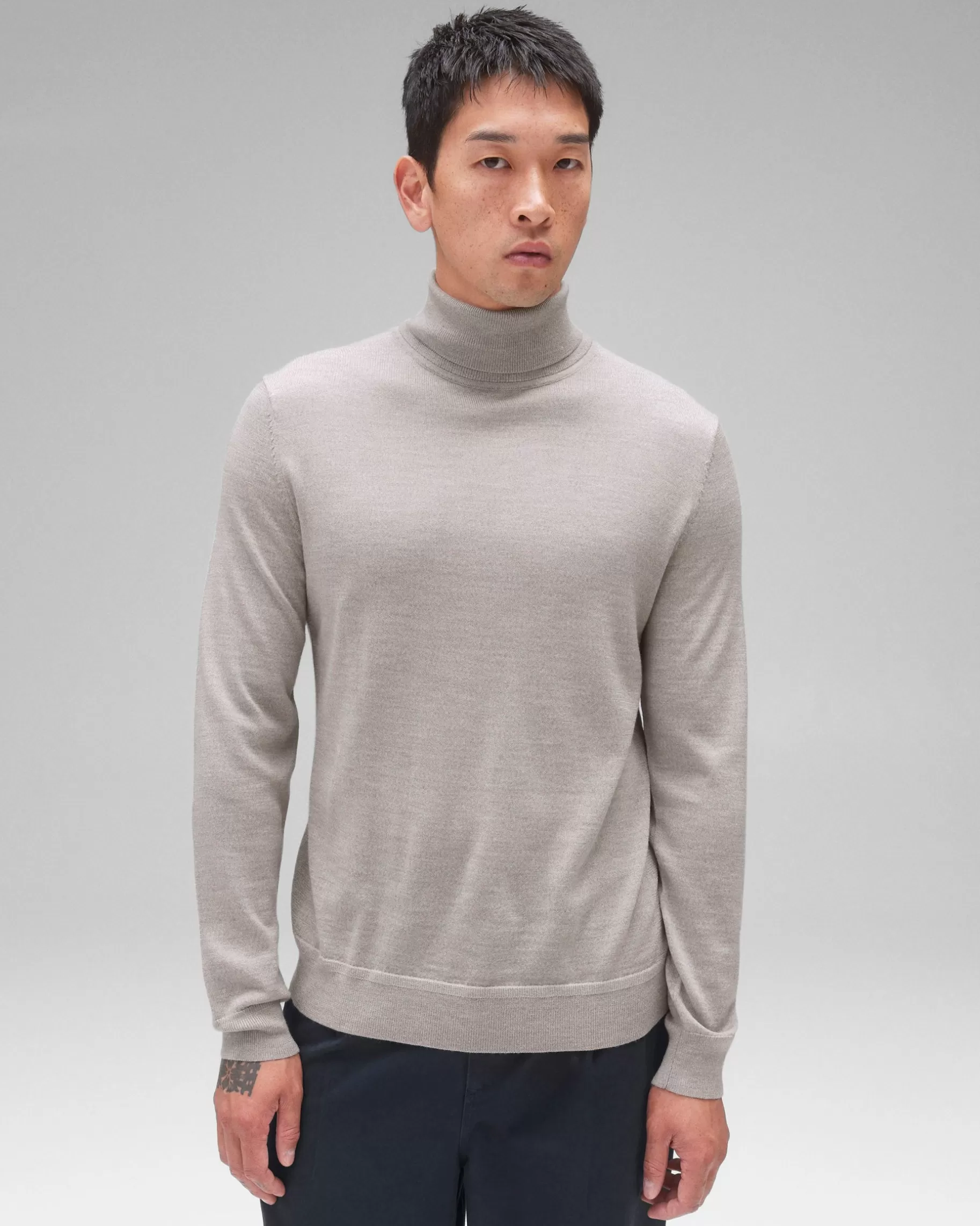 Lightweight Merino Harry Roll Neck | Reigning Champ Fashion