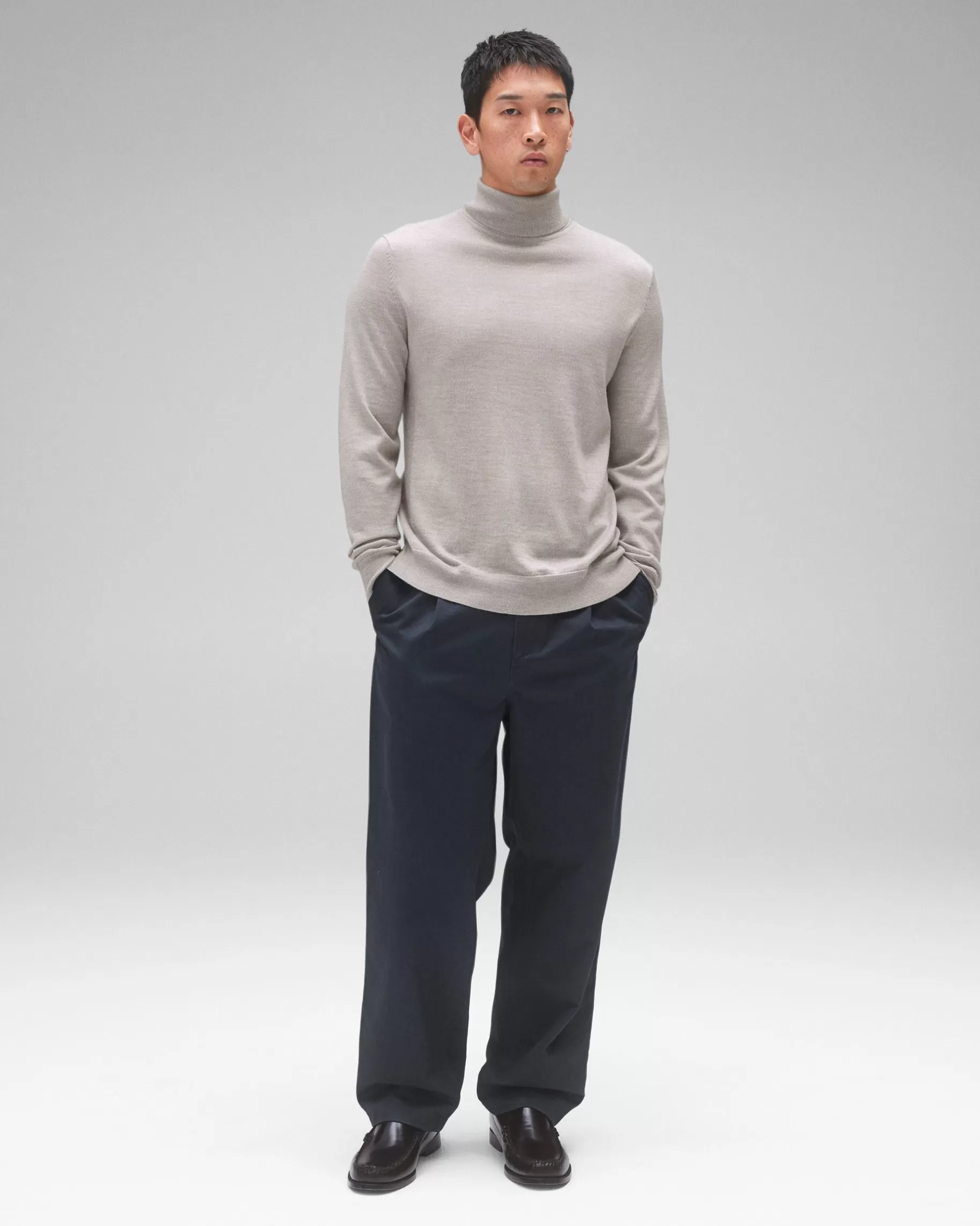 Lightweight Merino Harry Roll Neck | Reigning Champ Fashion