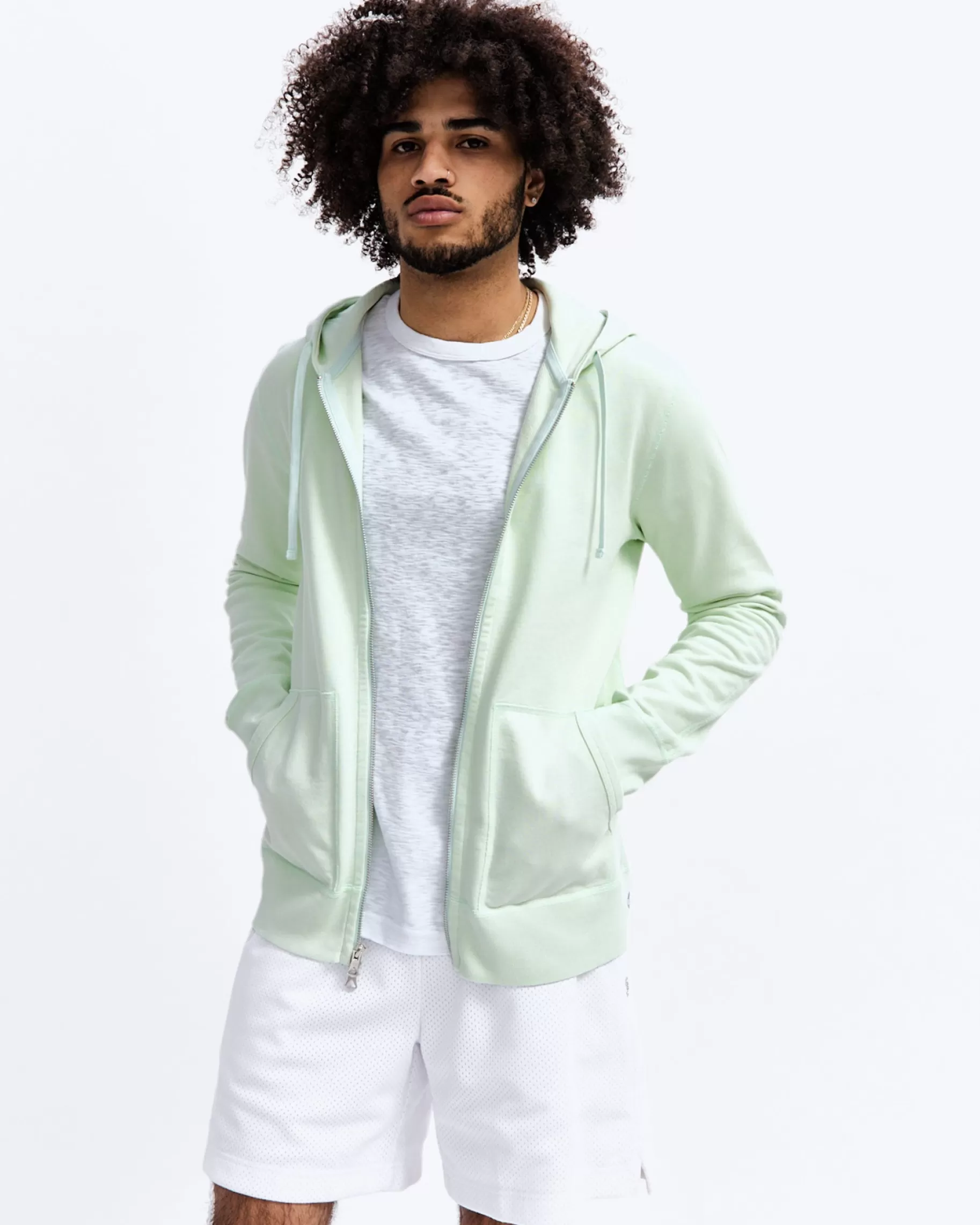 Lightweight Terry Slim Zip Hoodie | Reigning Champ Online