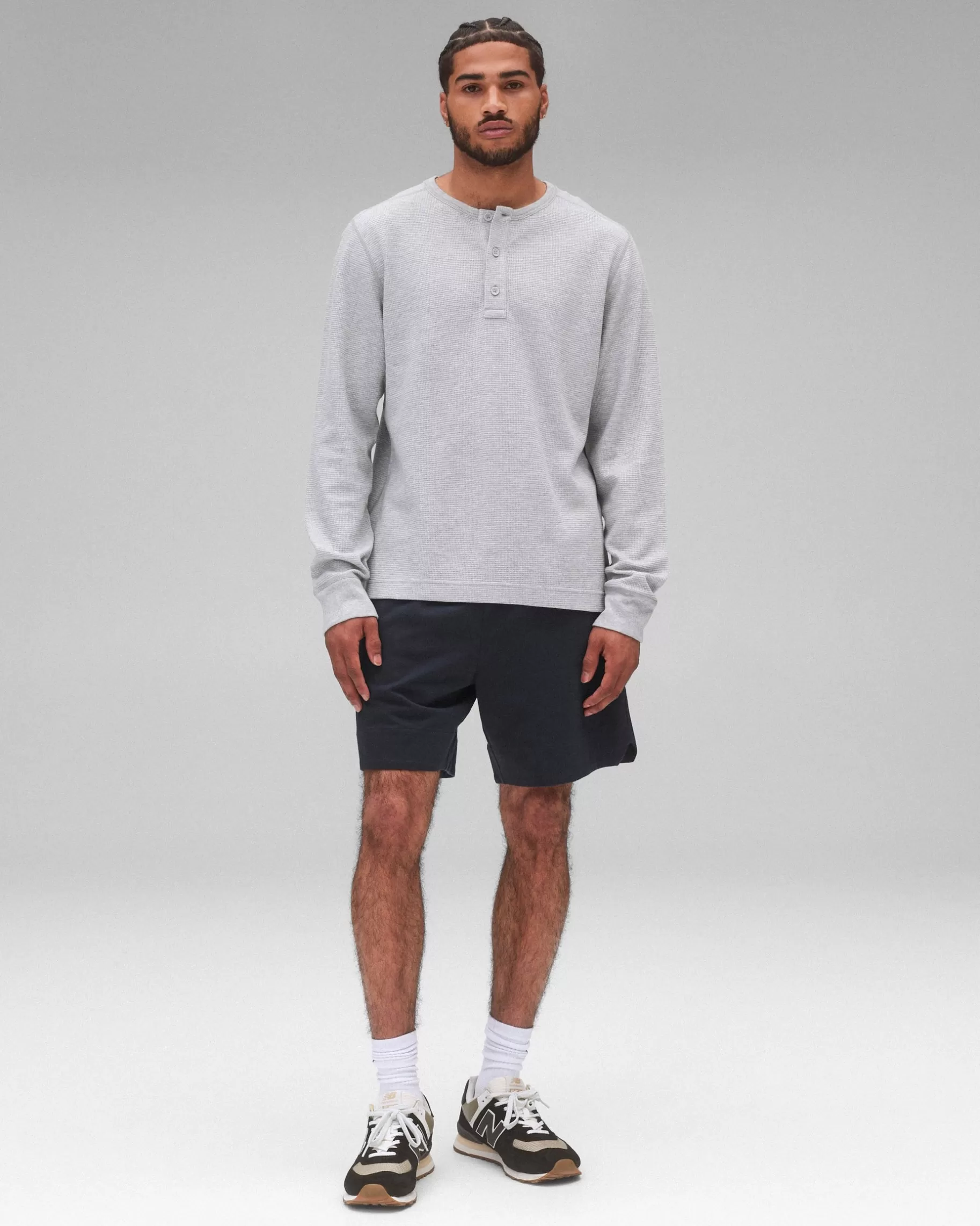 Lightweight Waffle Henley | Reigning Champ Hot