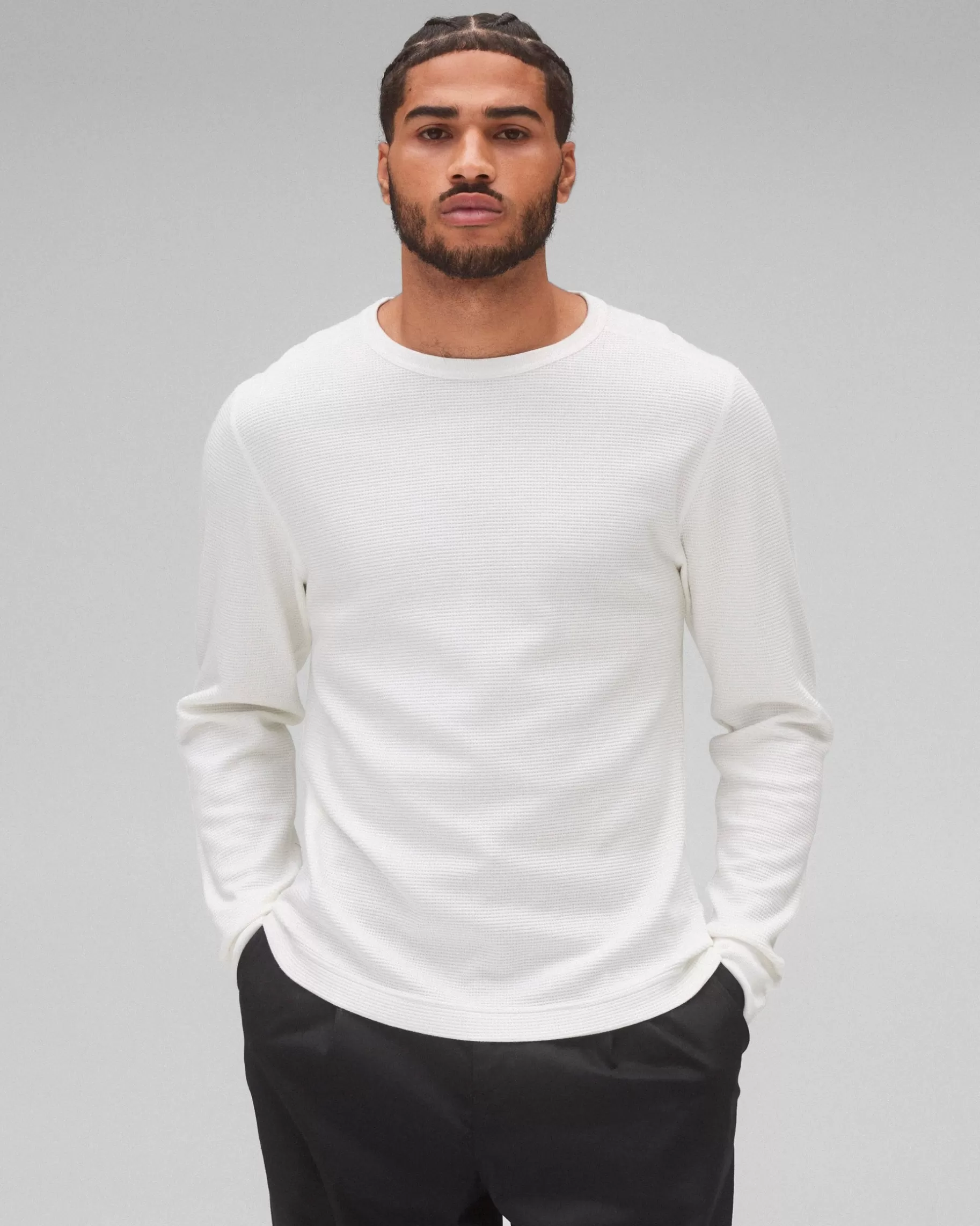 Lightweight Waffle Long Sleeve | Reigning Champ Store