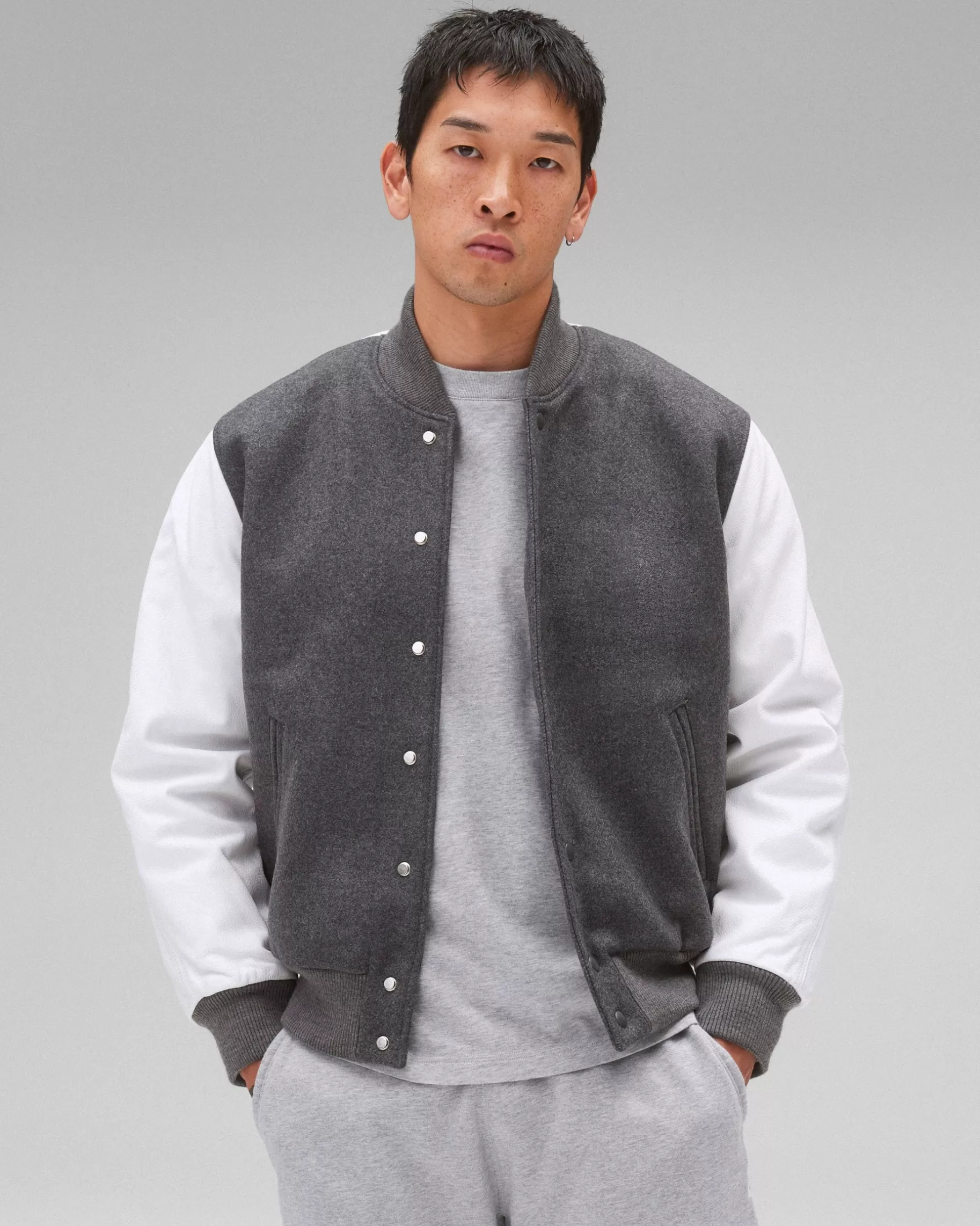 Melton Wool Varsity Jacket | Reigning Champ Store