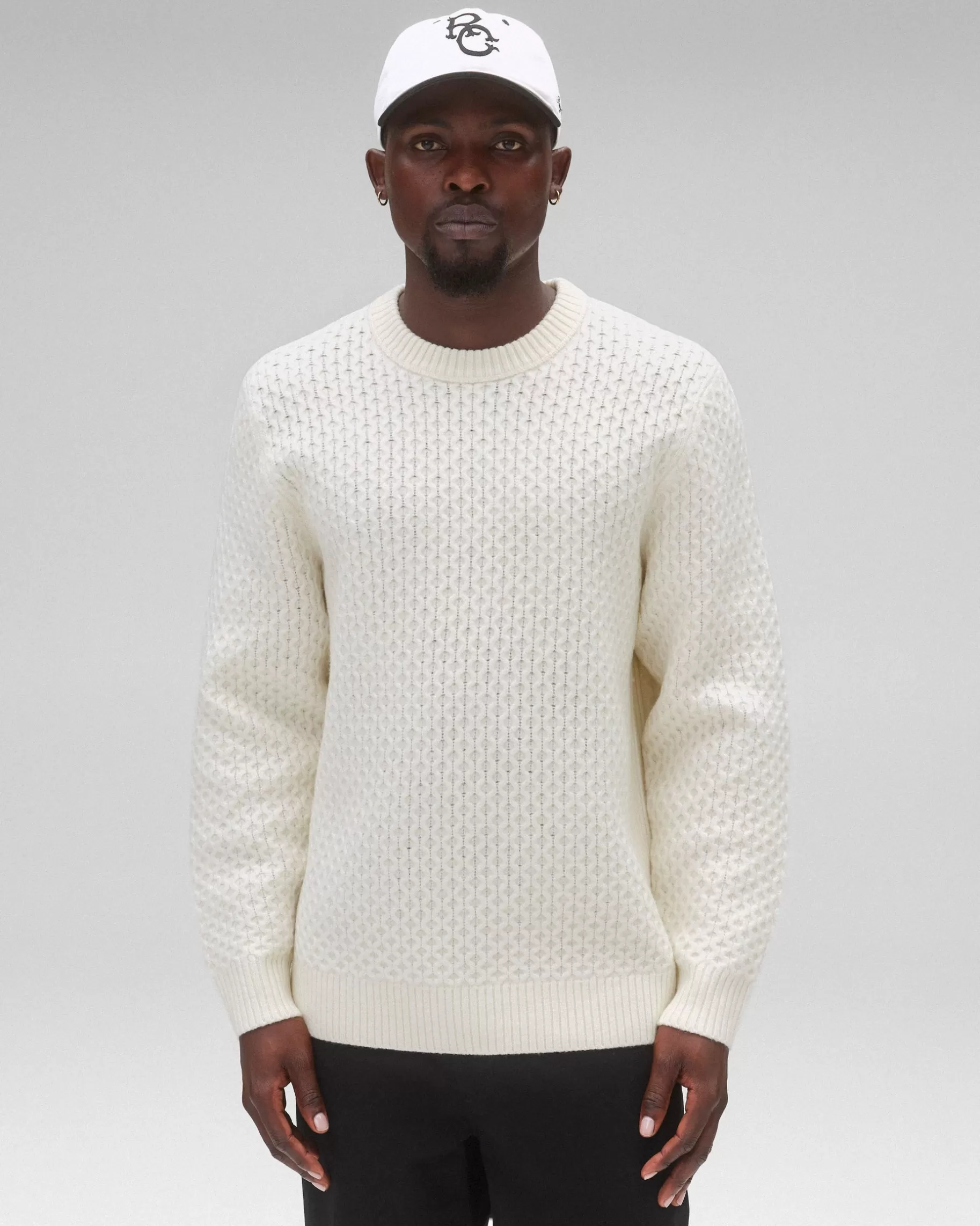 Merino Honeycomb Crewneck | Reigning Champ Cheap