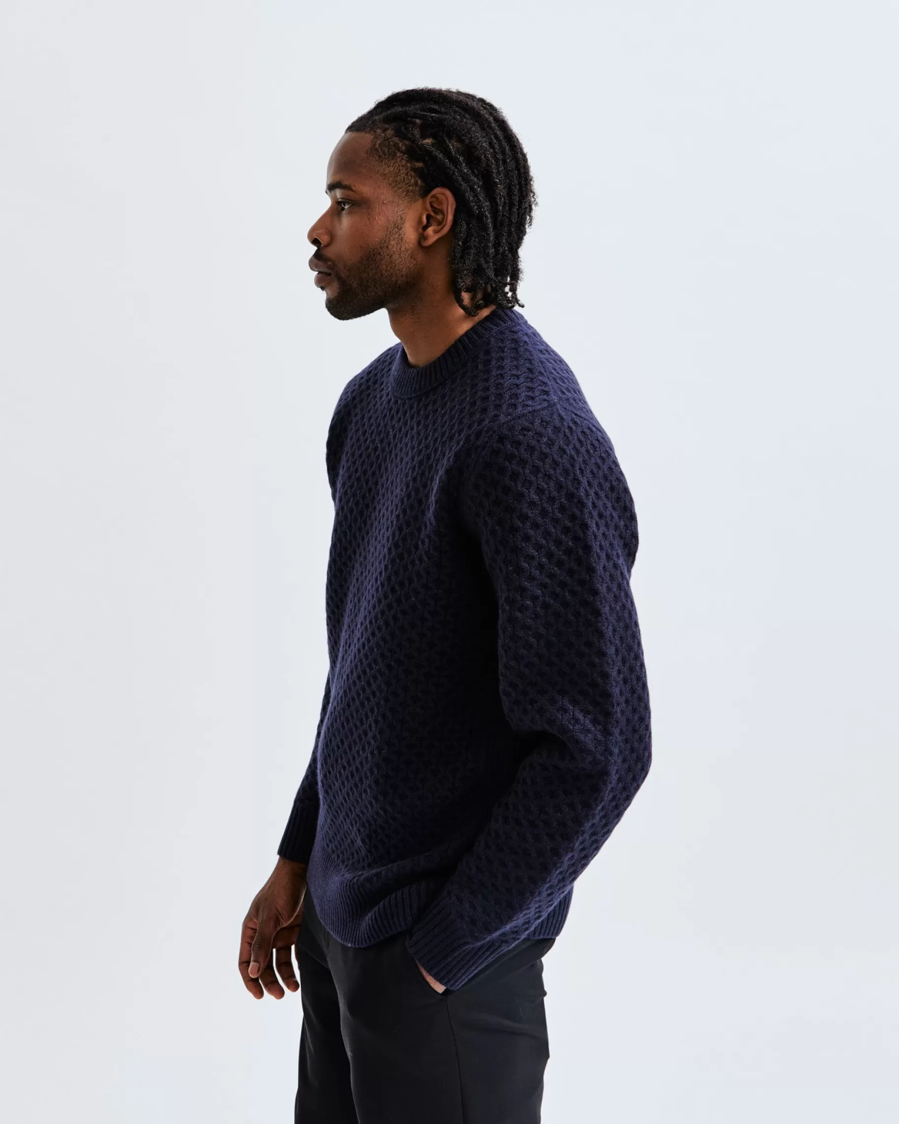 Merino Honeycomb Crewneck | Reigning Champ Cheap