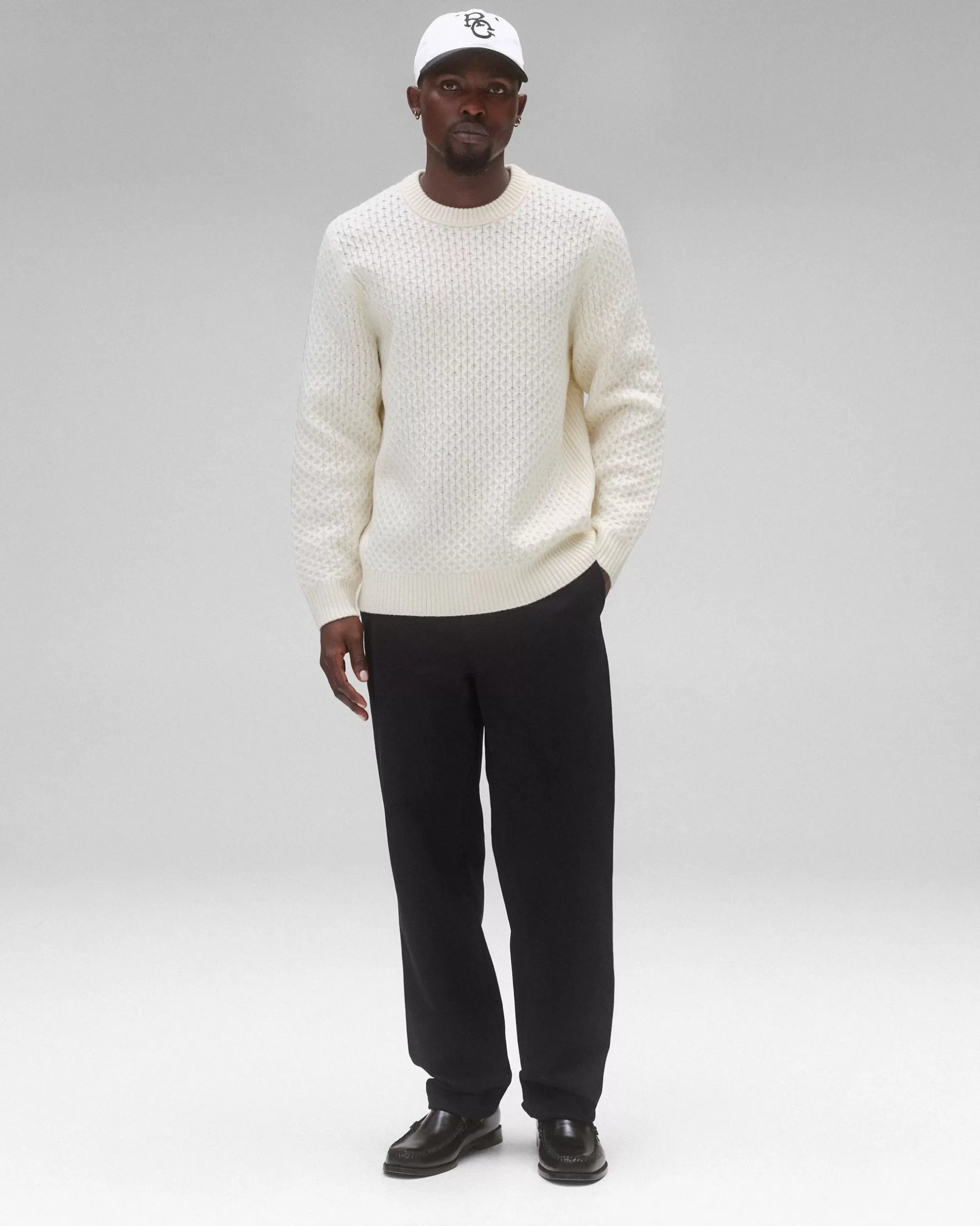 Merino Honeycomb Crewneck | Reigning Champ Cheap