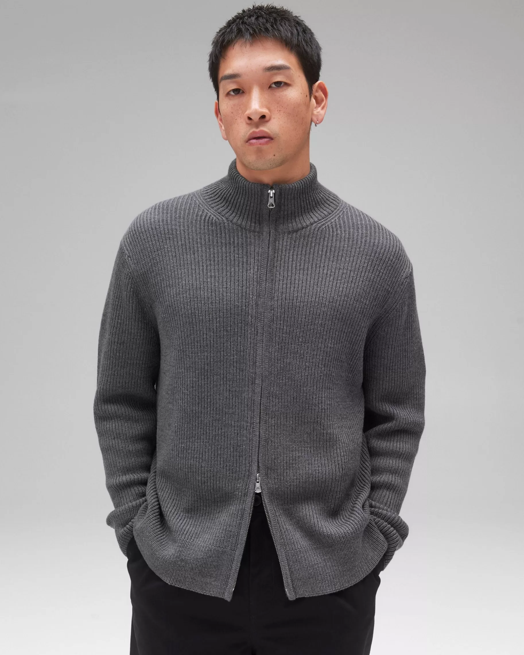 Merino Rib Vinnie Track Jacket | Reigning Champ Online