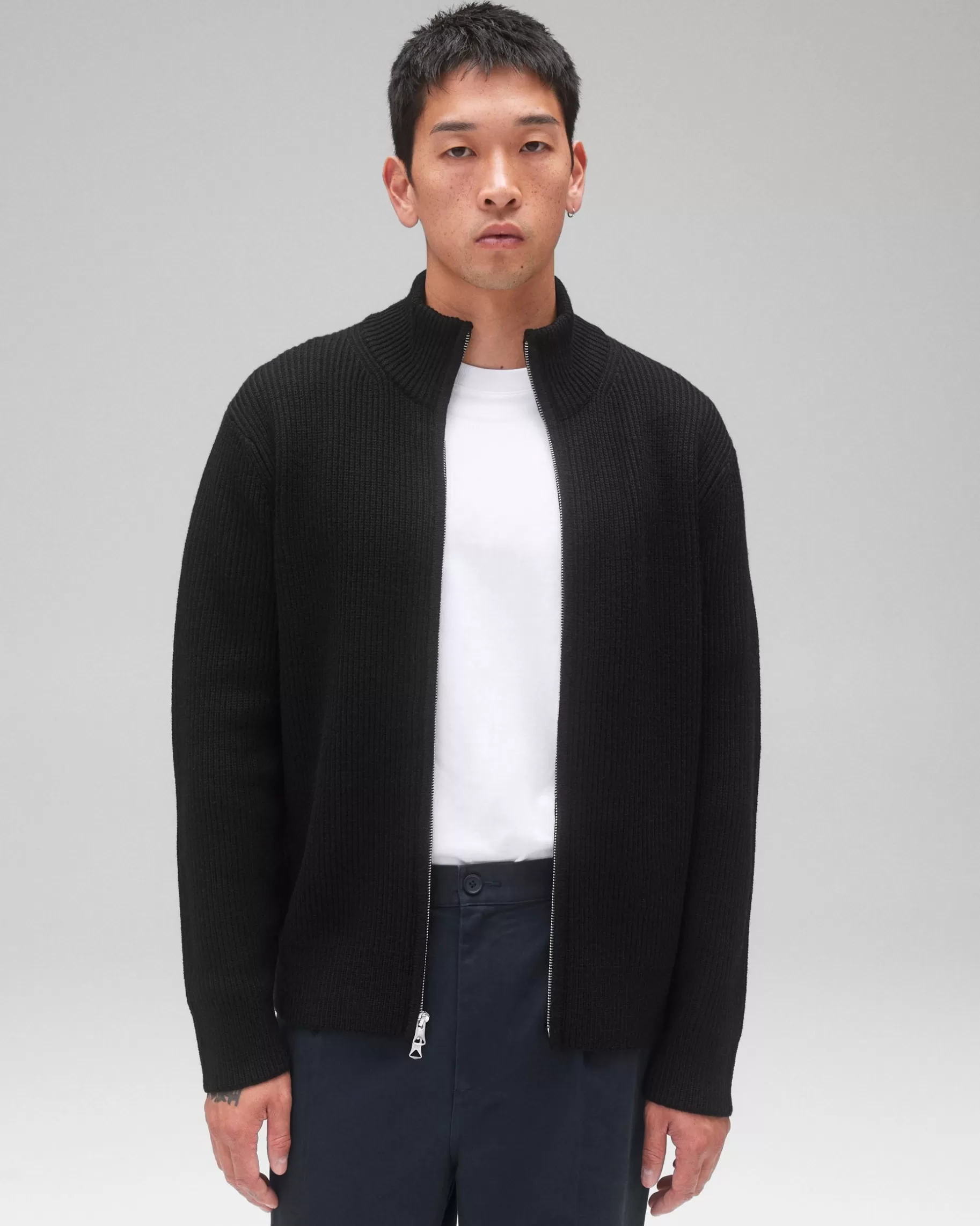 Merino Rib Vinnie Track Jacket | Reigning Champ Fashion