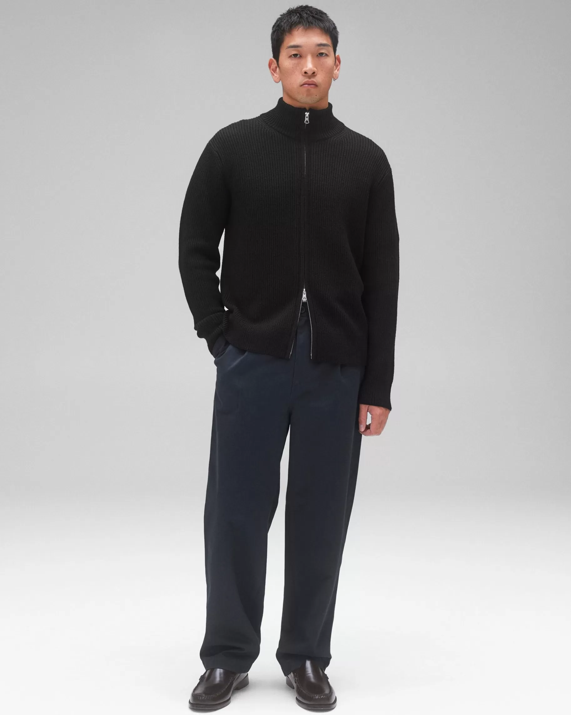 Merino Rib Vinnie Track Jacket | Reigning Champ Fashion