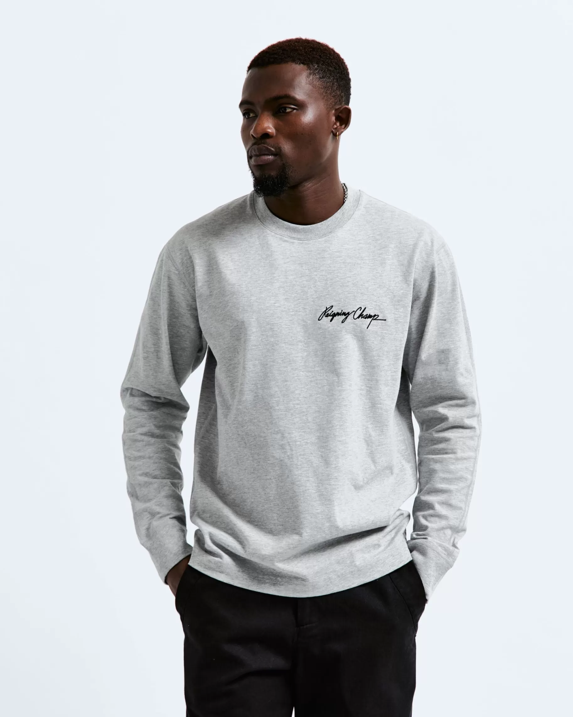 Midweight Jersey Autograph Long Sleeve | Reigning Champ Outlet