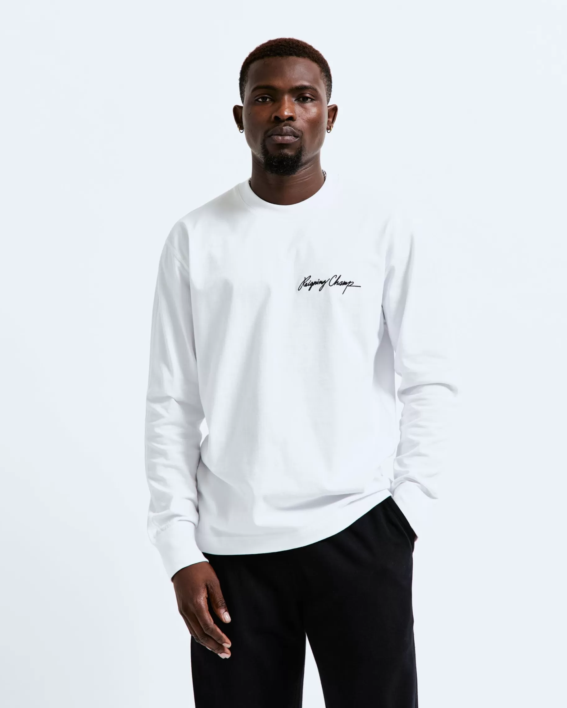 Midweight Jersey Autograph Long Sleeve | Reigning Champ Cheap