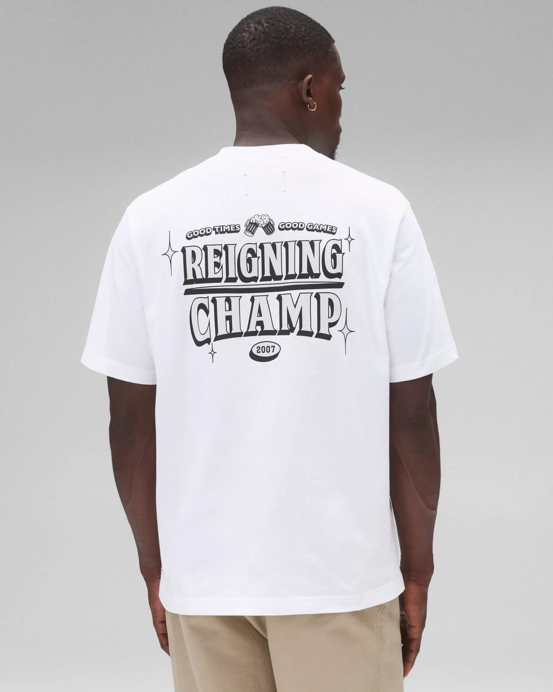 Midweight Jersey Good Times T-Shirt | Reigning Champ Clearance