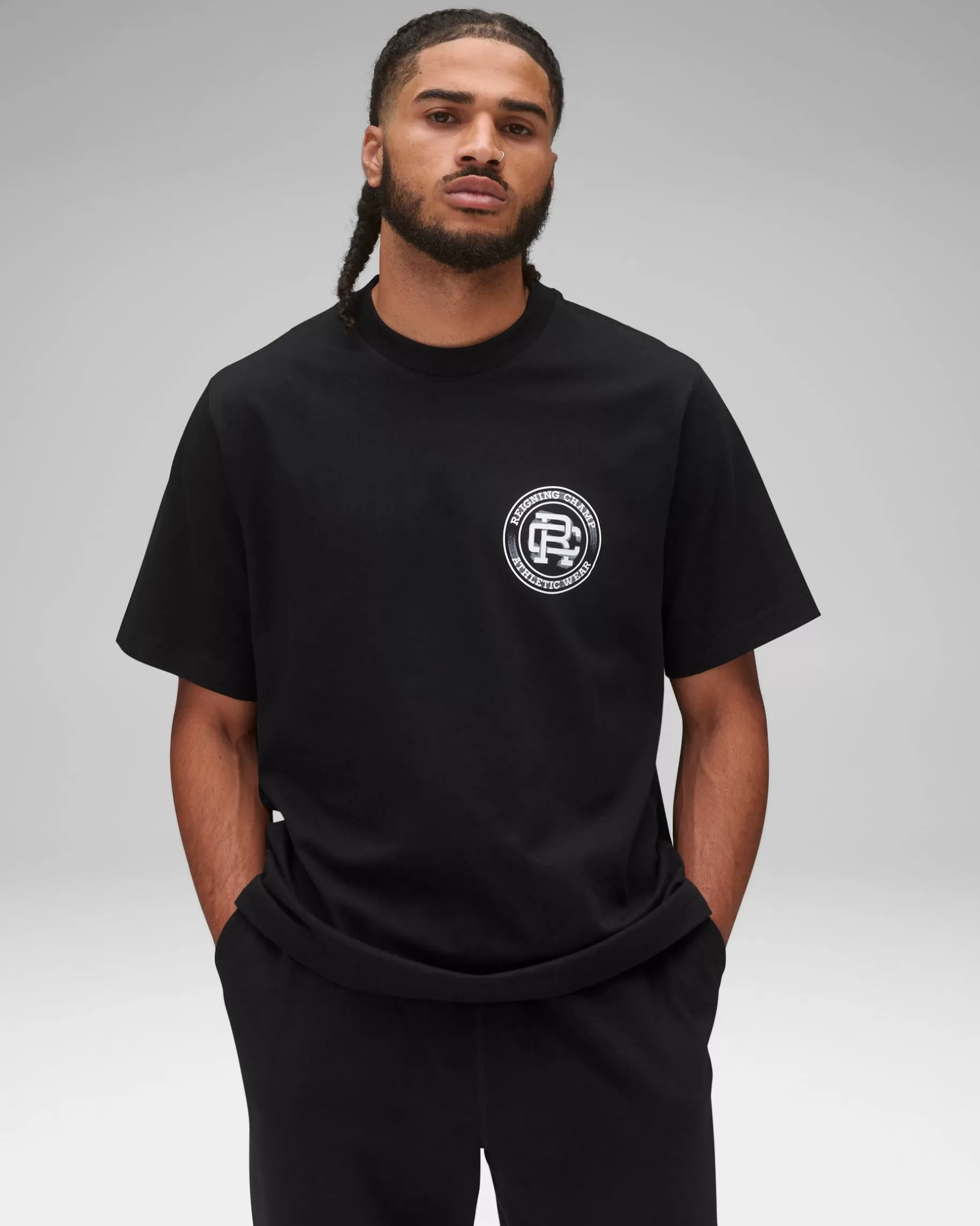 Midweight Jersey Motion Logo T-Shirt | Reigning Champ Fashion