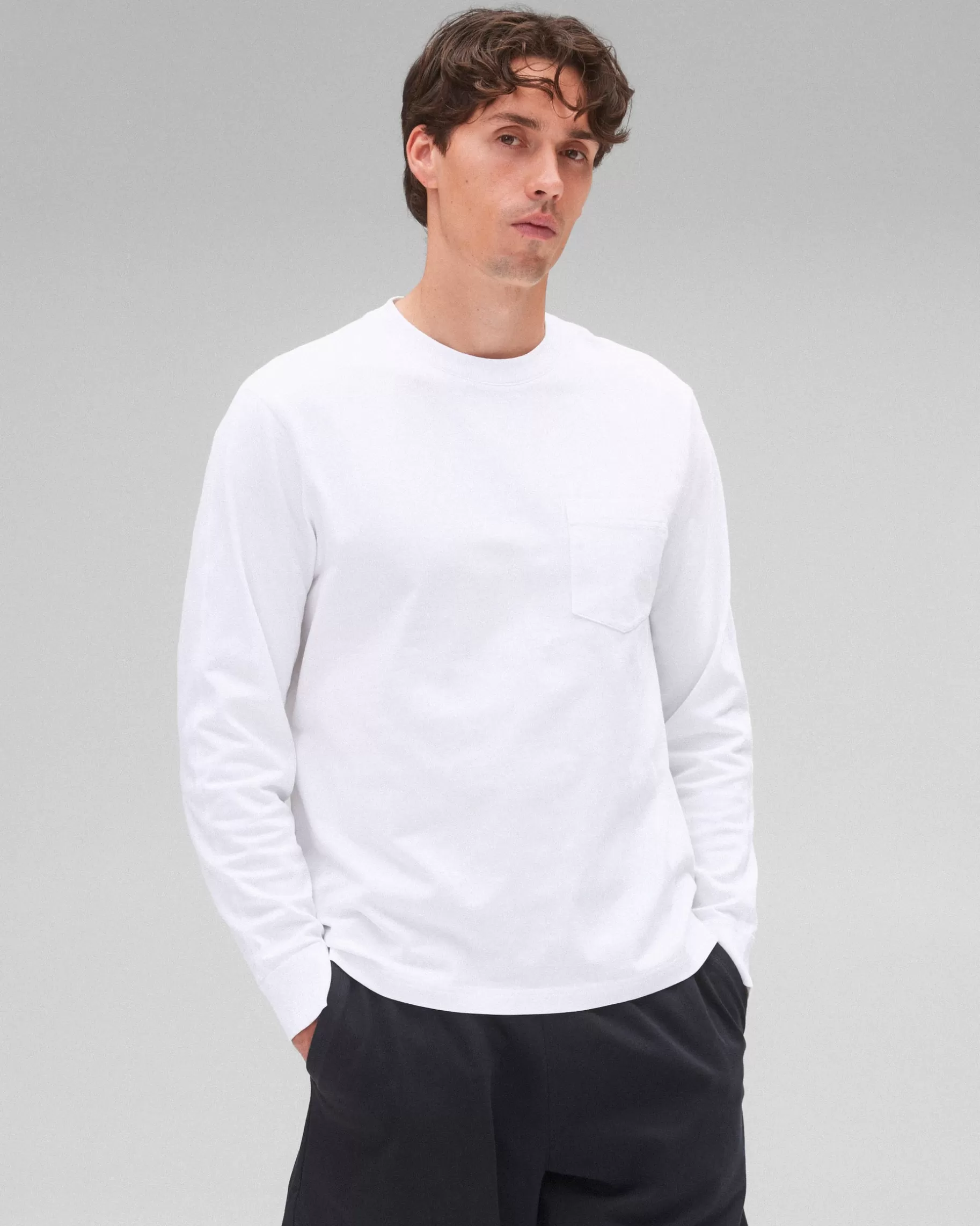 Midweight Jersey Standard Pocket Long Sleeve | Reigning Champ Discount