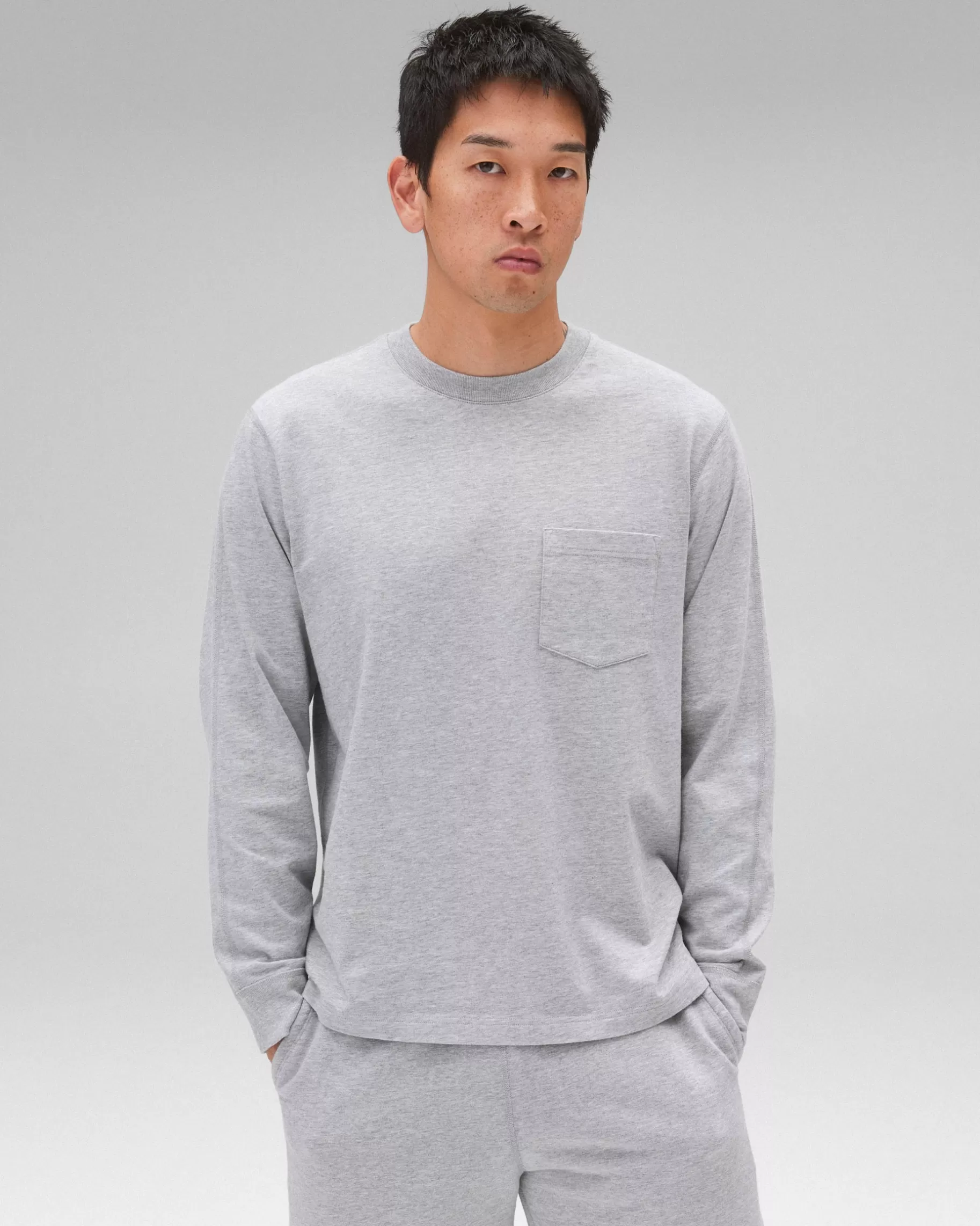 Midweight Jersey Standard Pocket Long Sleeve | Reigning Champ Sale