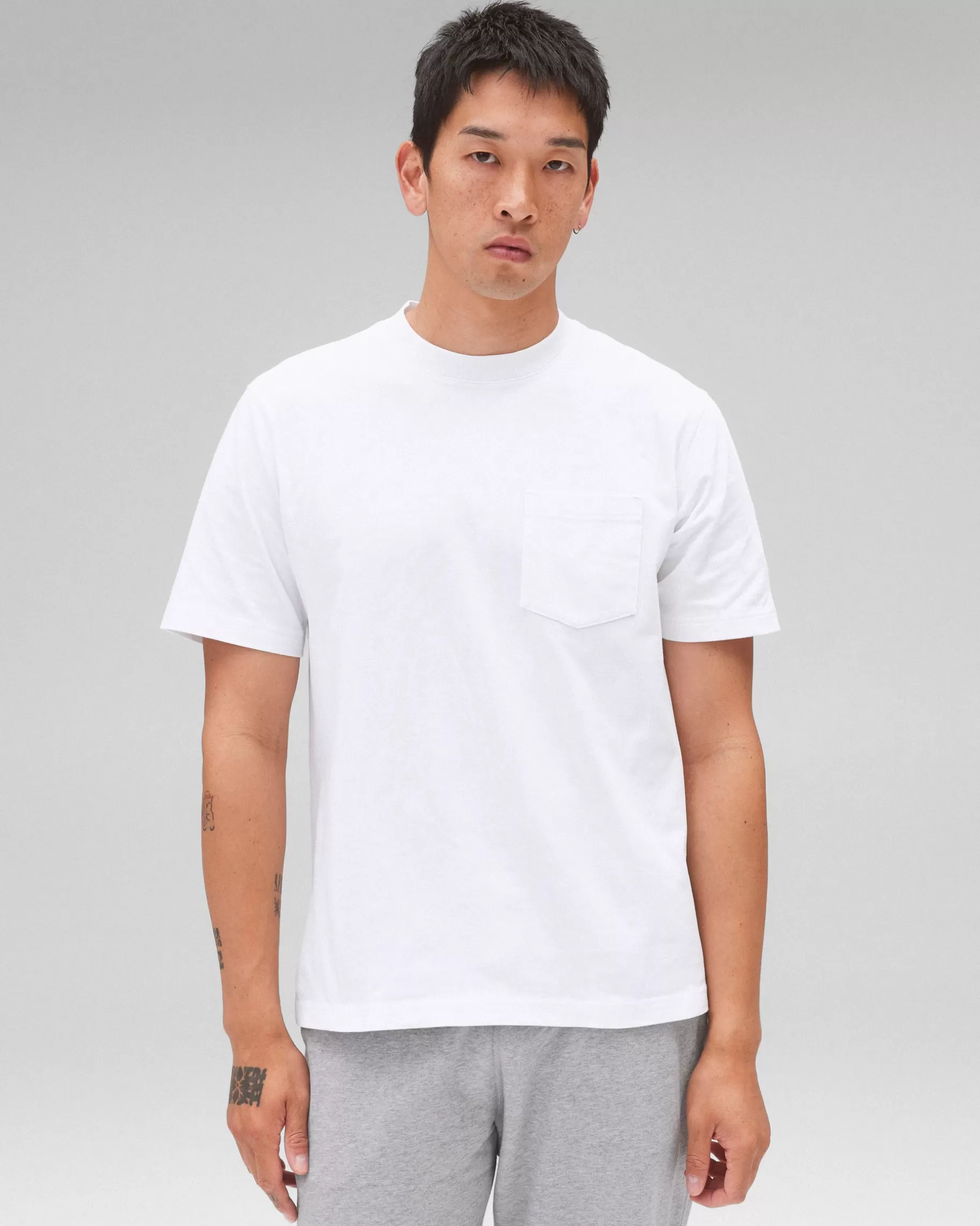 Midweight Jersey Standard Pocket T-Shirt | Reigning Champ New