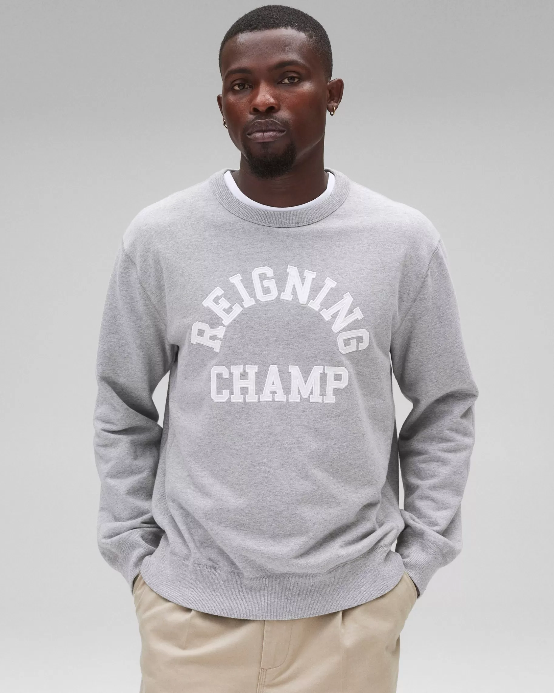 Midweight Terry Arch Logo Crewneck | Reigning Champ Clearance