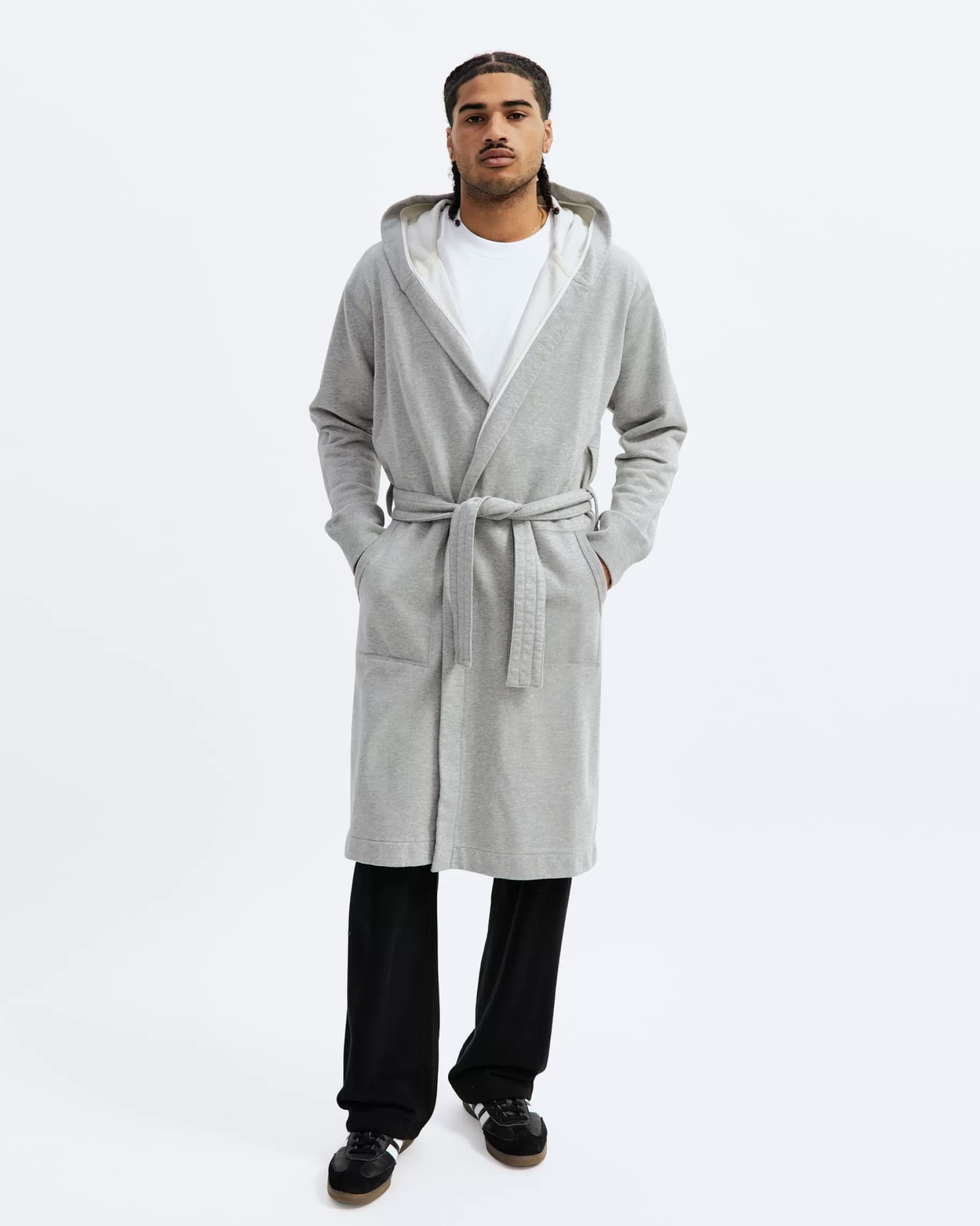 Midweight Terry Embroidered Hooded Robe | Reigning Champ Shop