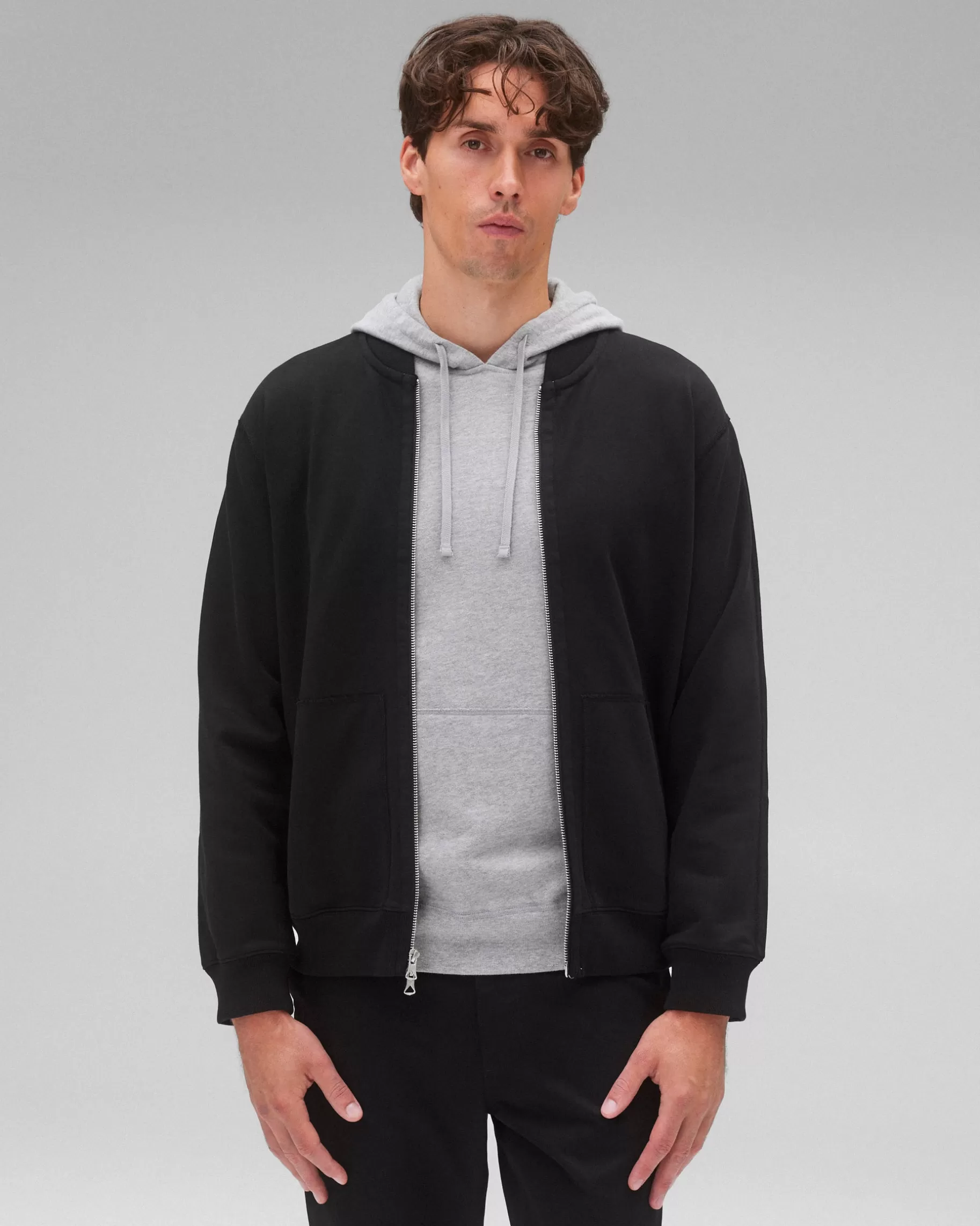 Midweight Terry Full Zip Bomber | Reigning Champ New