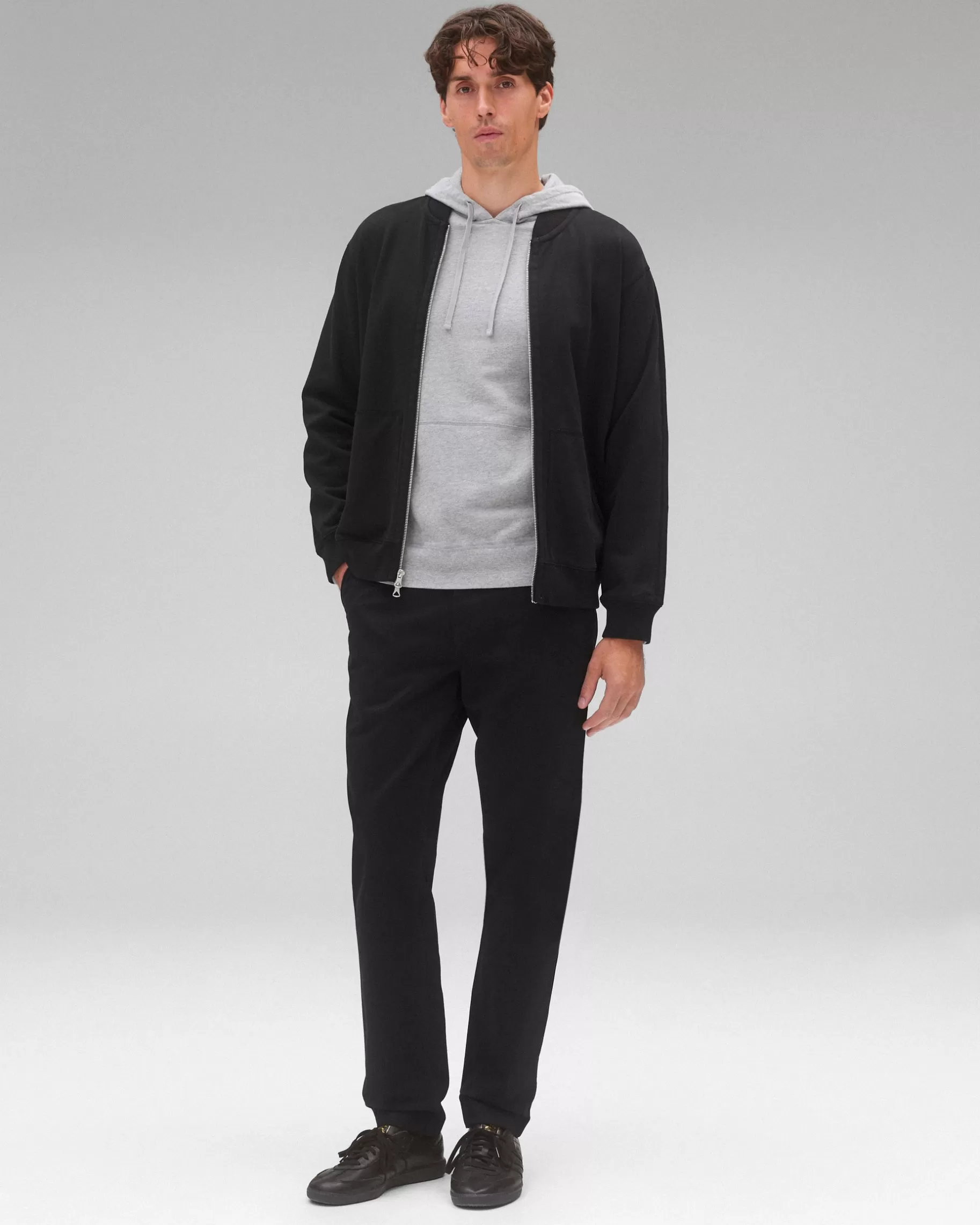 Midweight Terry Full Zip Bomber | Reigning Champ New