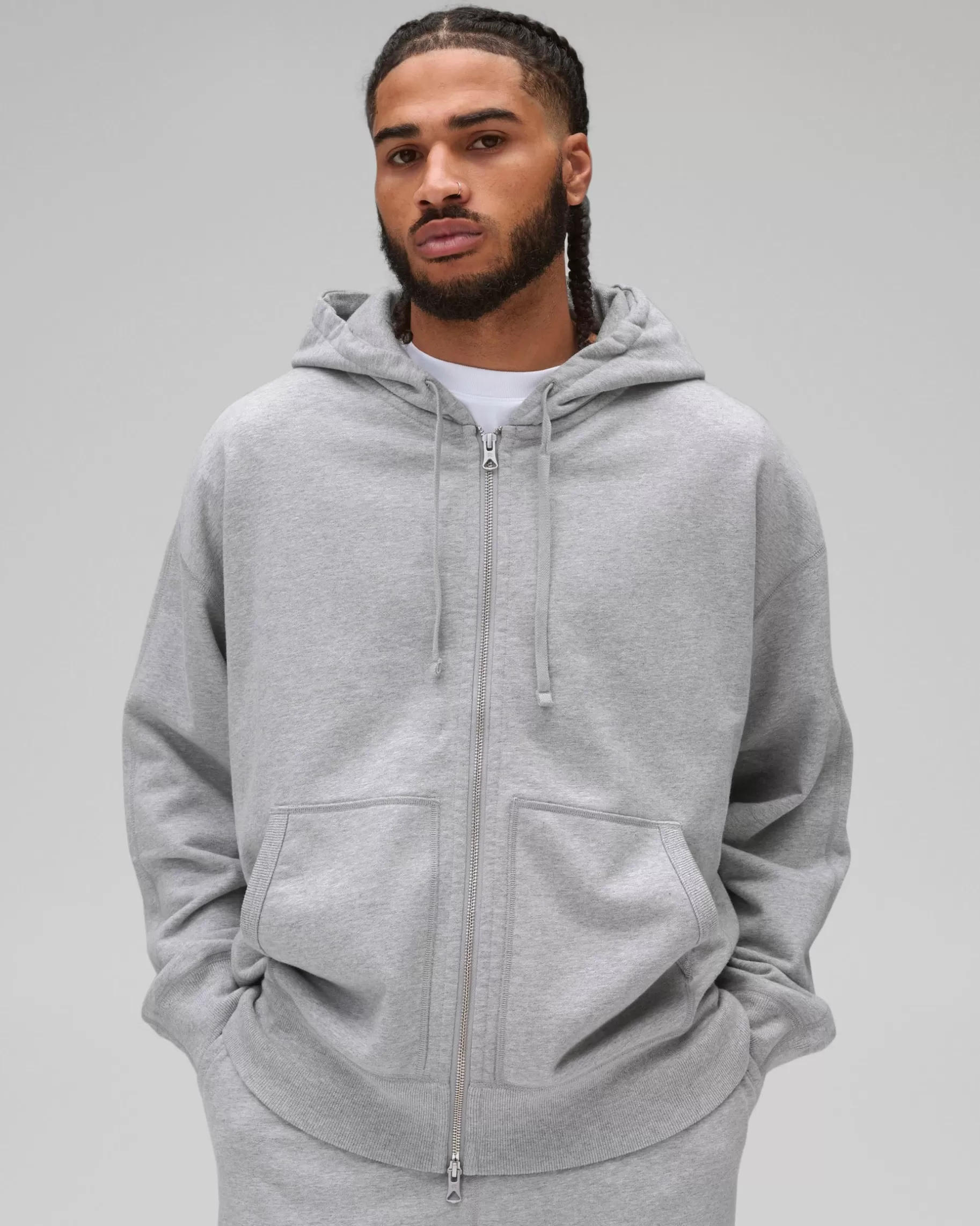 Midweight Terry Relaxed Zip Hoodie | Reigning Champ Online