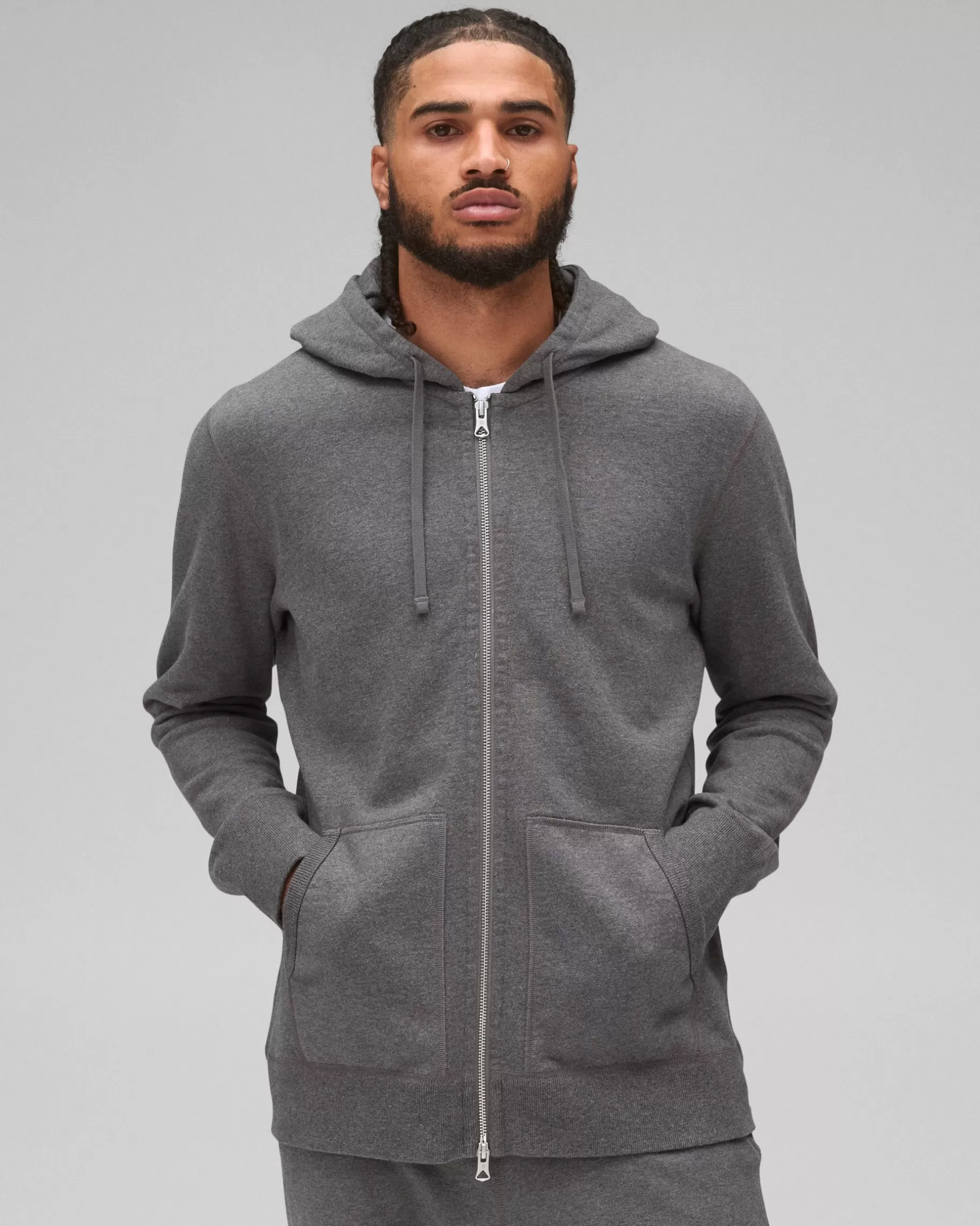 Midweight Terry Slim Zip Hoodie | Reigning Champ Store